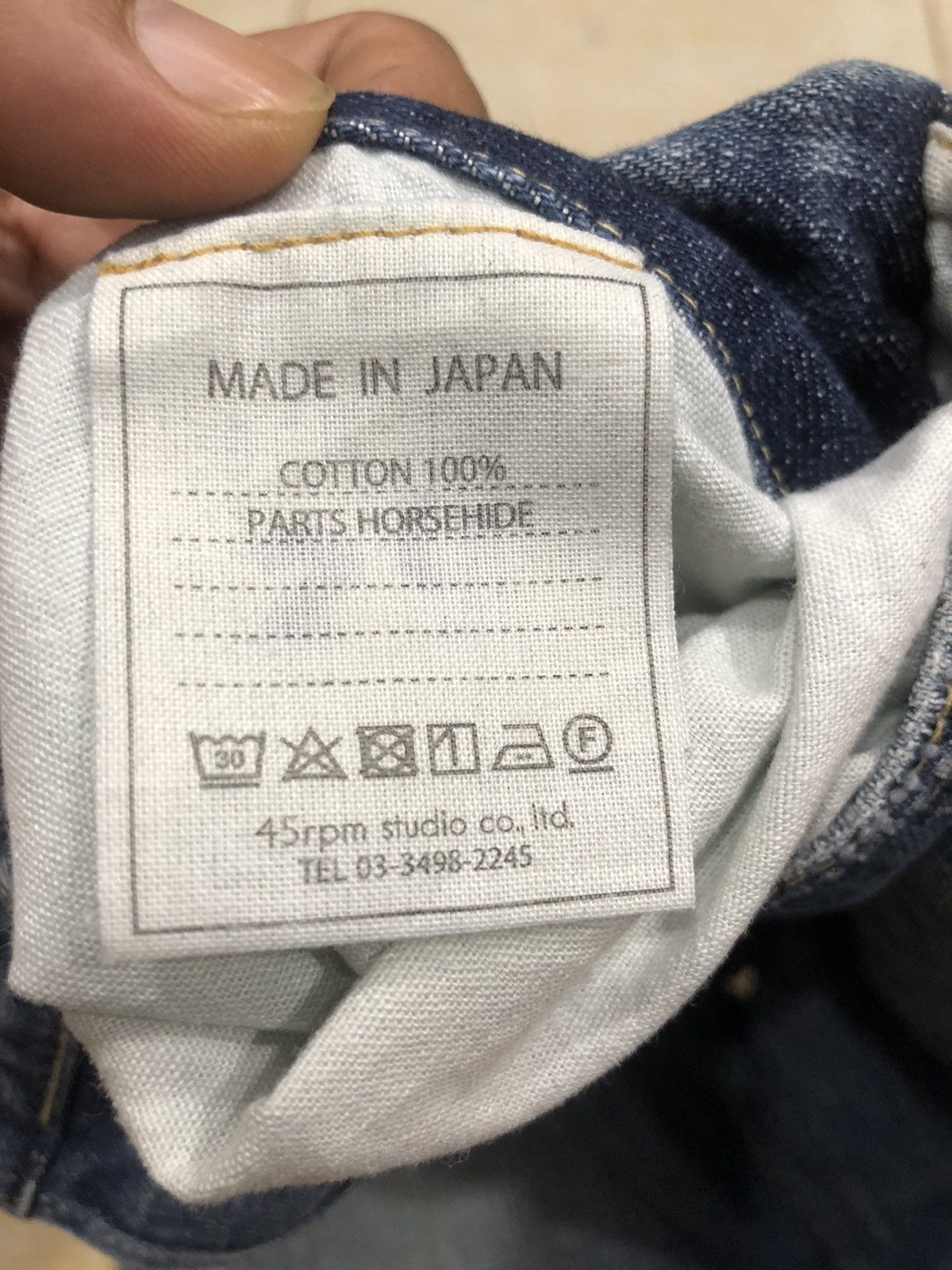 45rpm 45Rpm Selvedge Denim Size US 28 / EU 44 - 12 Thumbnail
