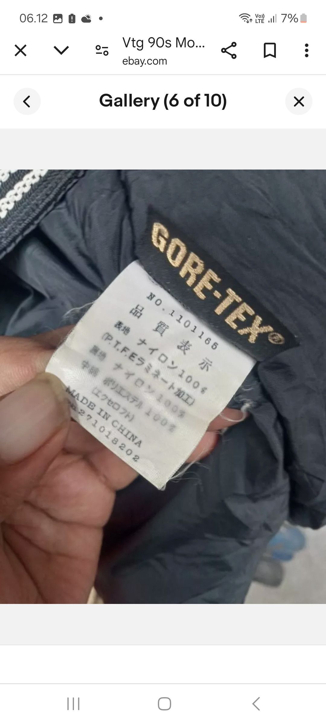 Montbell × Vintage Montbell Goretex Parka Puffer Jacket Mens Size US M / EU 48-50 / 2 - 7 Thumbnail