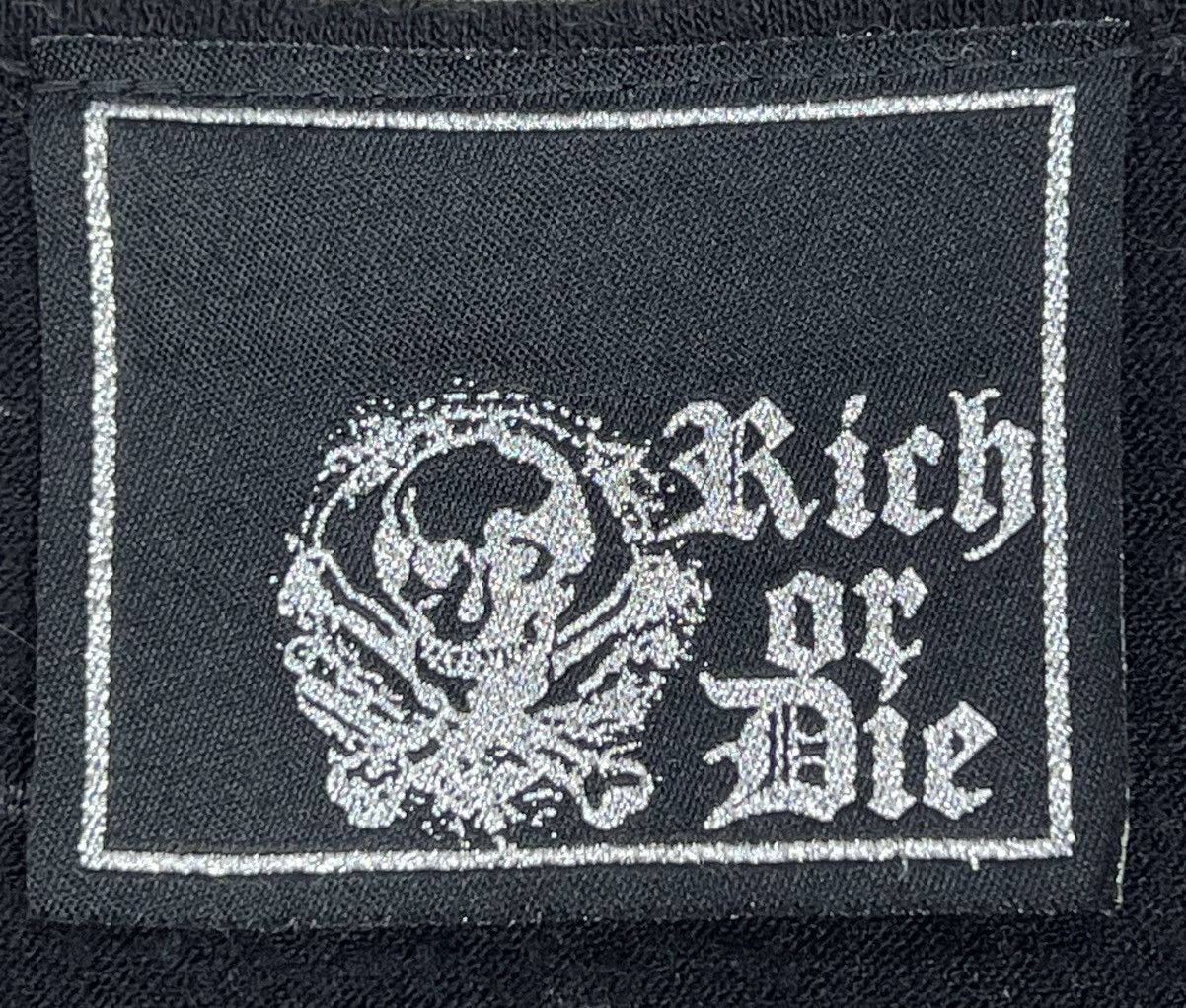 Japanese Brand Rich or Die Chrome Hearts Cross Inspired Long Sleeve Tee Size M / US 6-8 / IT 42-44 - 9 Thumbnail