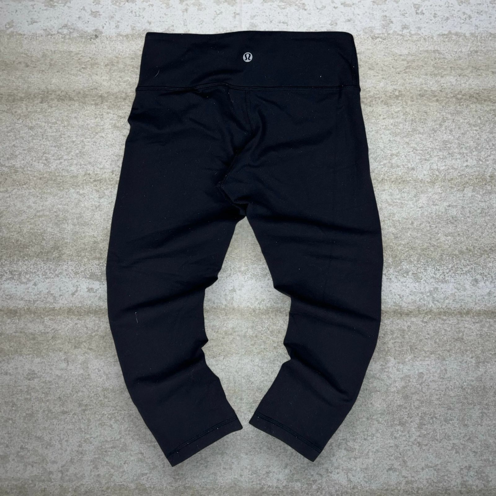 Vintage Y2K Lululemon Leggings Size 4 Jet Black Polyester