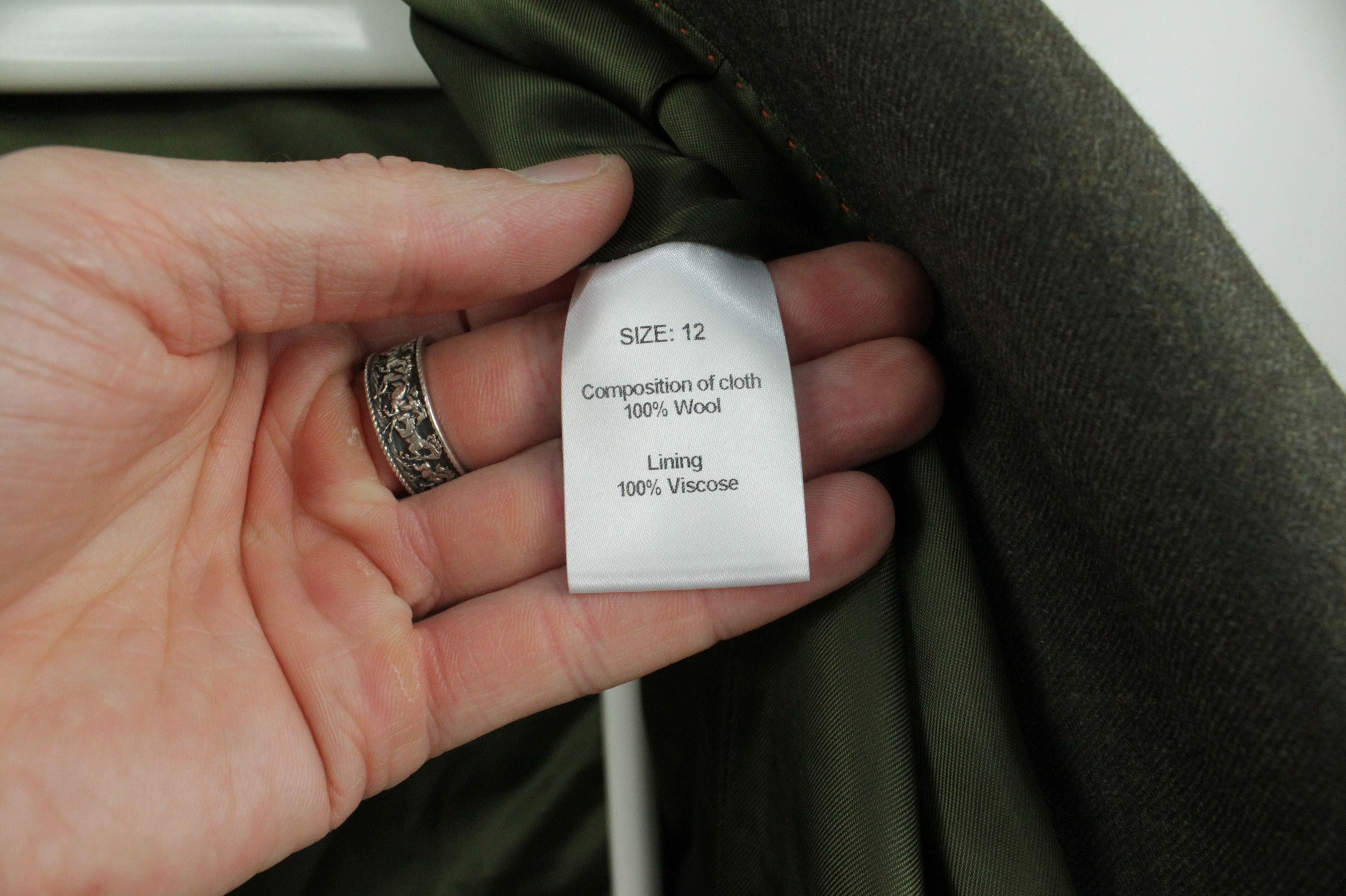Other Really Wild Lavat Wool Single Breasted Blazer Jacket Size M / US 6-8 / IT 42-44 - 9 Thumbnail