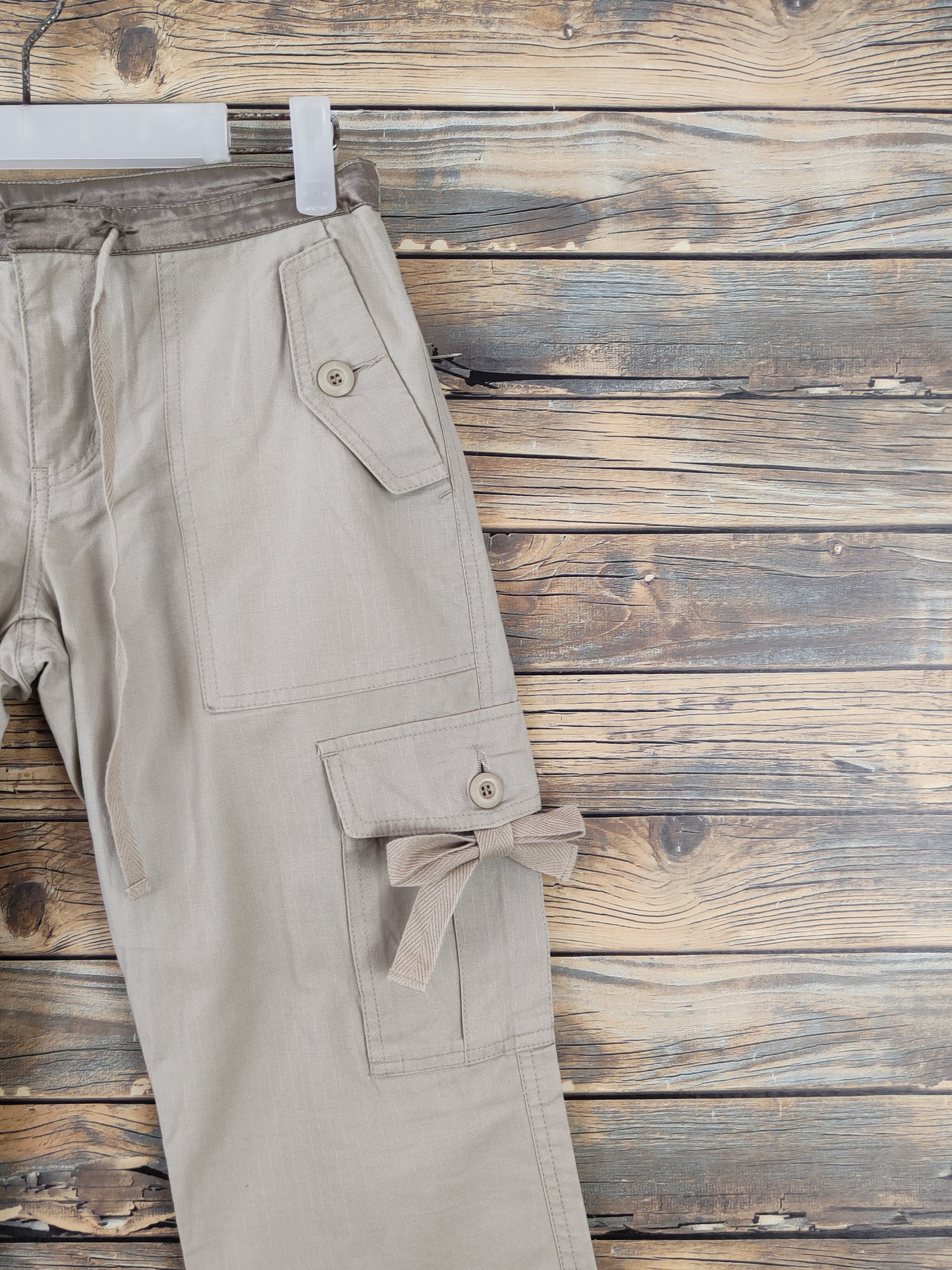 Japanese Brand Anatelier Beige Multipocket Tactical Cargo Pants #W1845 Size US 29 - 5 Thumbnail