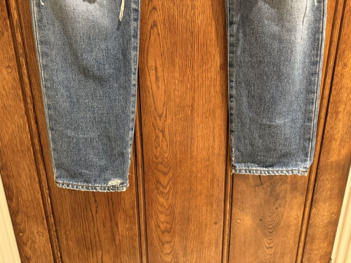 Saint Laurent Paris SS16 Saint Laurent D10 knee rip jeans Hedi 33 grail slim Size US 33 - 15 Thumbnail