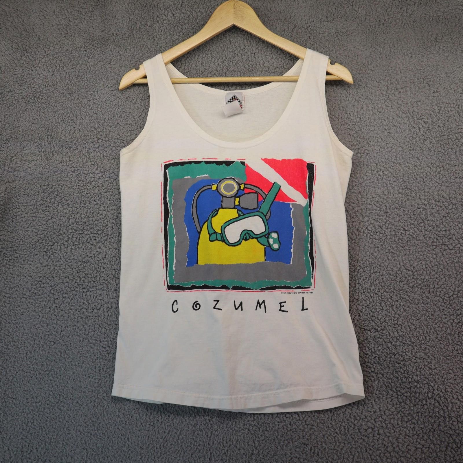Other Bye Bye tank scuba diving Cozumel Men Medium Cotton vtg 1990 Size US M / EU 48-50 / 2 - 1 Thumbnail