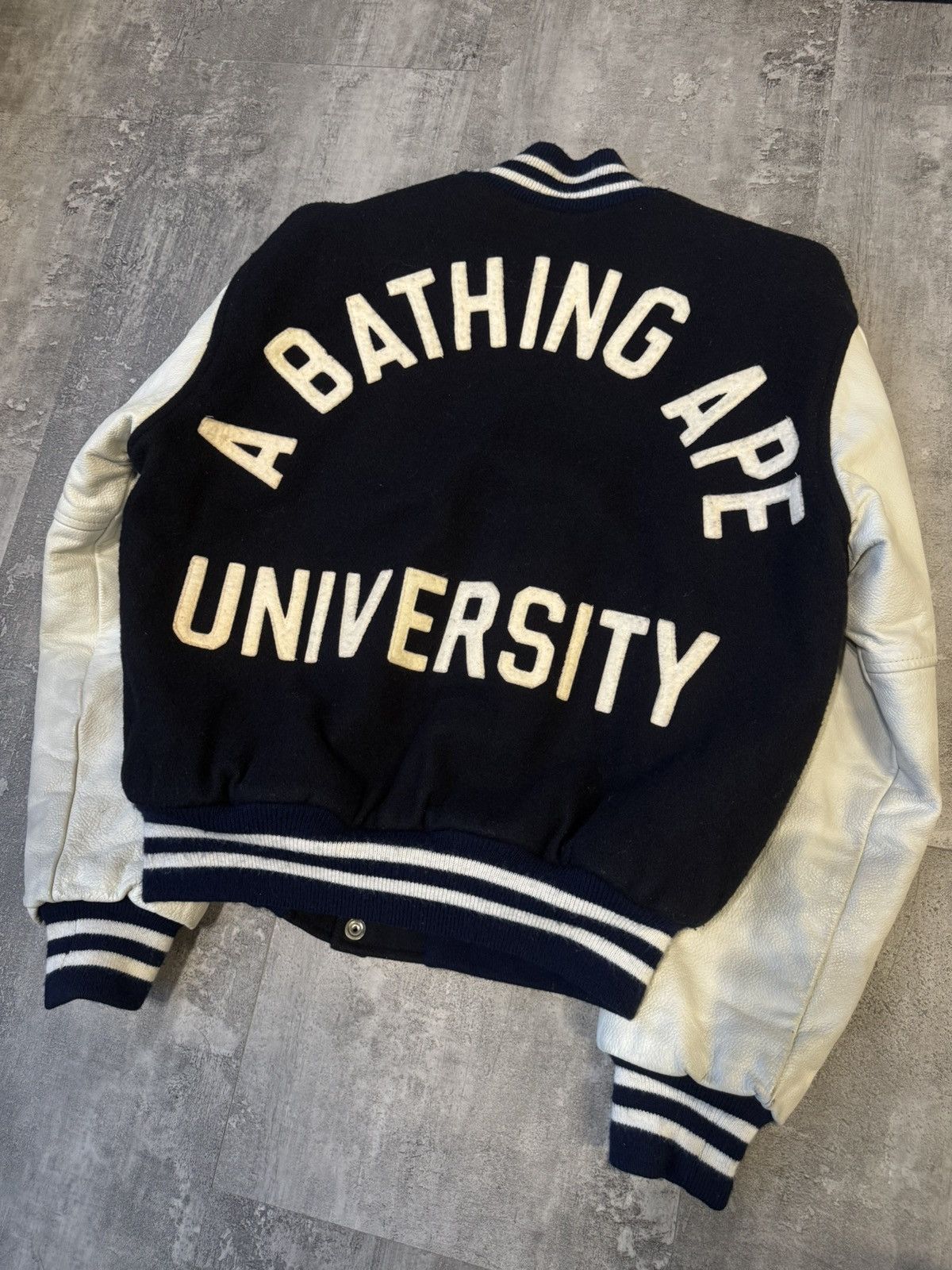 Bape Vintage BAPE Varsity Jacket Size US M / EU 48-50 / 2 - 3 Thumbnail