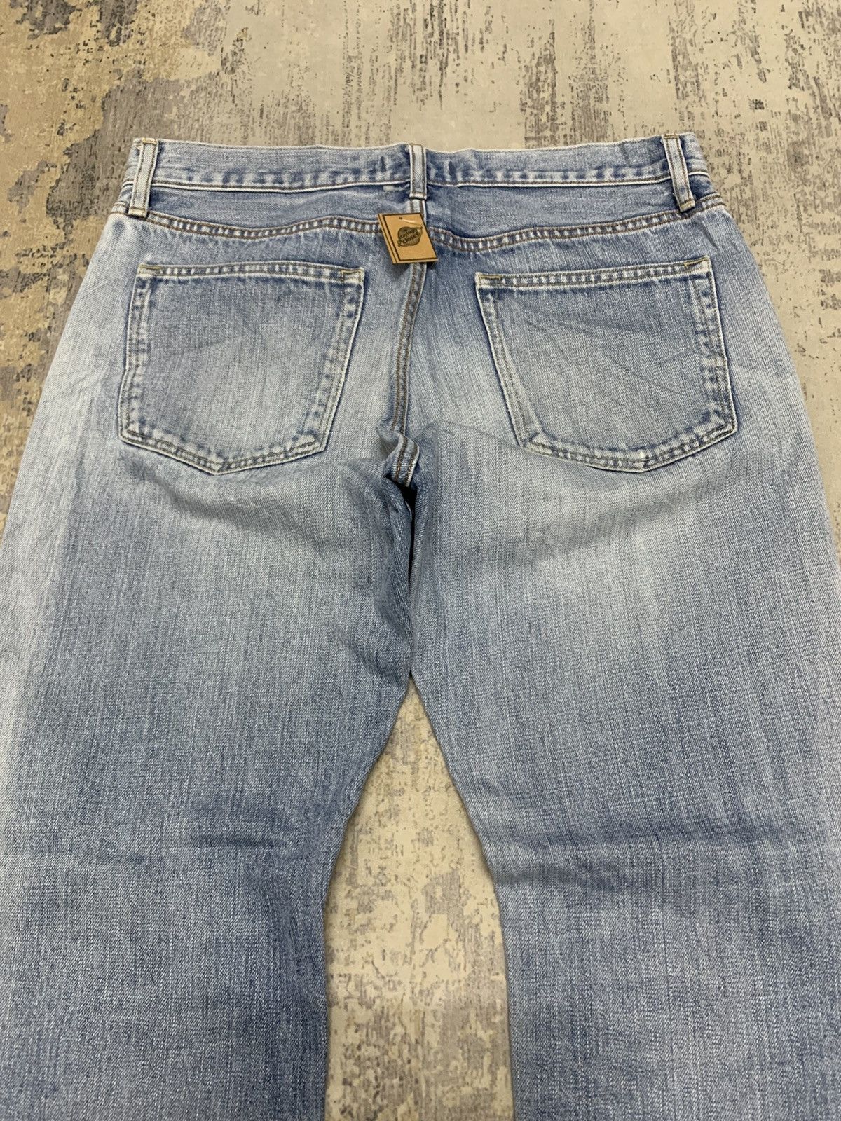 Japanese Brand Japanese Brand Uniqlo Blue Wash Distressed Jeans Size US 33 - 9 Thumbnail