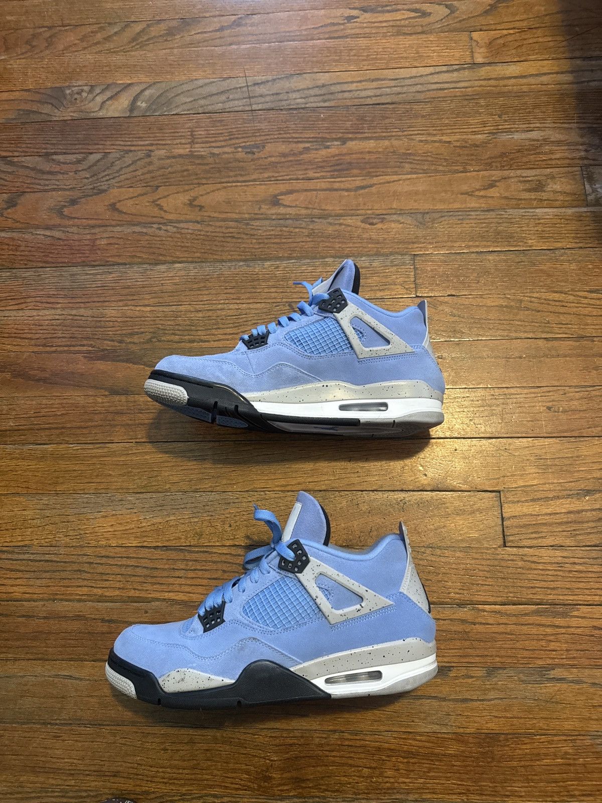 Jordan Brand × Nike JORDAN 4 RETRO UNIVERSITY UNC BLUES Size US 11.5 / EU 44-45 - 22 Thumbnail