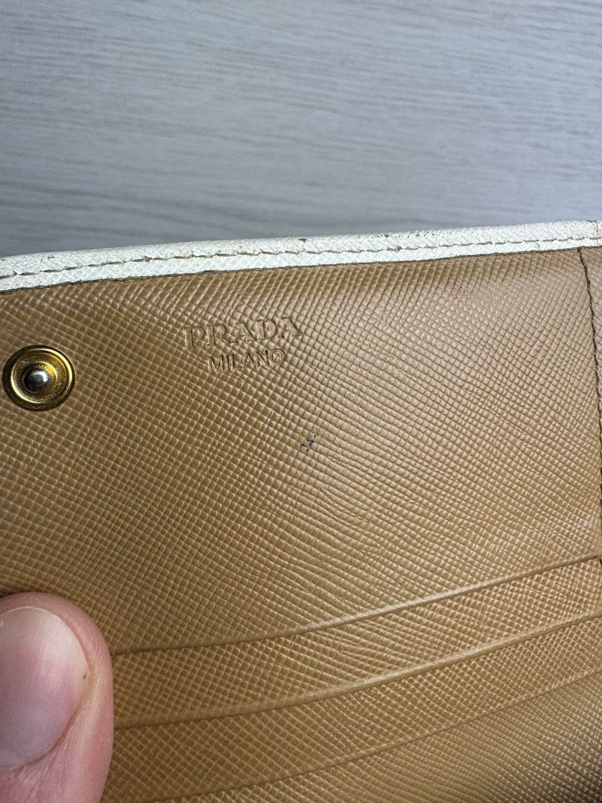 Prada Prada Milano Perforated Leather Continental Wallet Size ONE SIZE - 8 Thumbnail