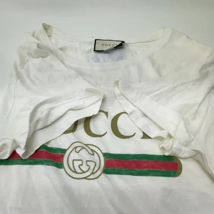 Gucci Gucci Gucci Vintage Logo Short Sleeve T-Shirt -2506 Size US M / EU 48-50 / 2 - 6 Thumbnail