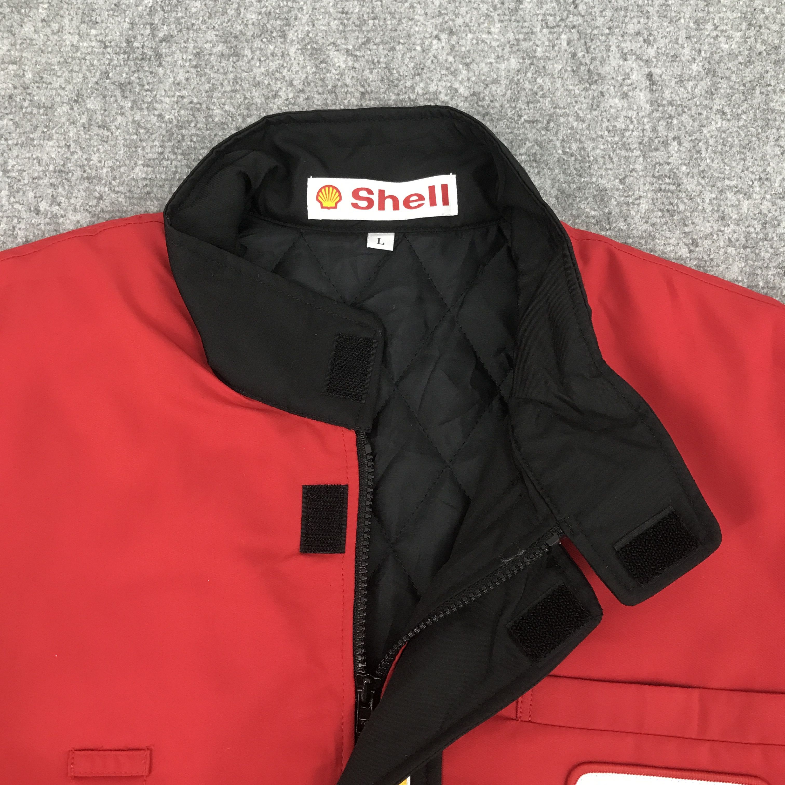 Gear for Sports Rare Shell Helix Oil Brand Japan Racing Quilted jacket Size US L / EU 52-54 / 3 - 8 Thumbnail
