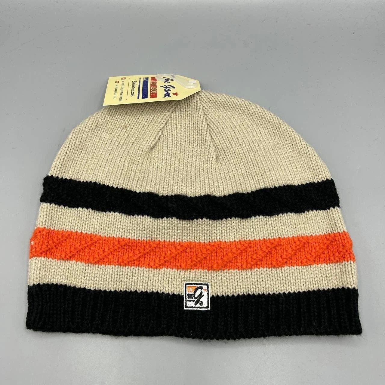 The Game Oklahoma State Cowboys Hat Men Tan Black The Game Beanie Size ONE SIZE - 2 Thumbnail