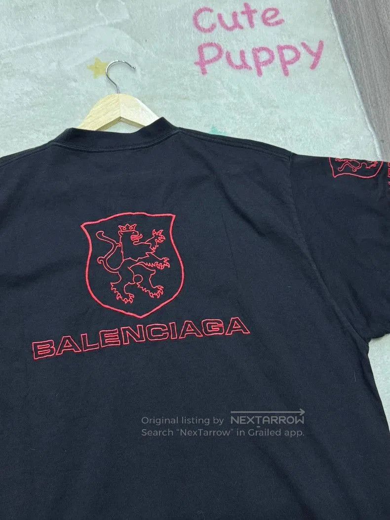 Balenciaga Balenciaga Lion Club Logo SS25 T-shirt. Size US L / EU 52-54 / 3 - 5 Thumbnail