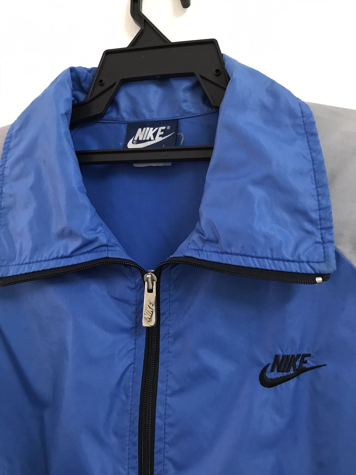 Nike × Vintage 90s Nike Embroidery Logo Windbreaker Jacket Size US L / EU 52-54 / 3 - 2 Thumbnail