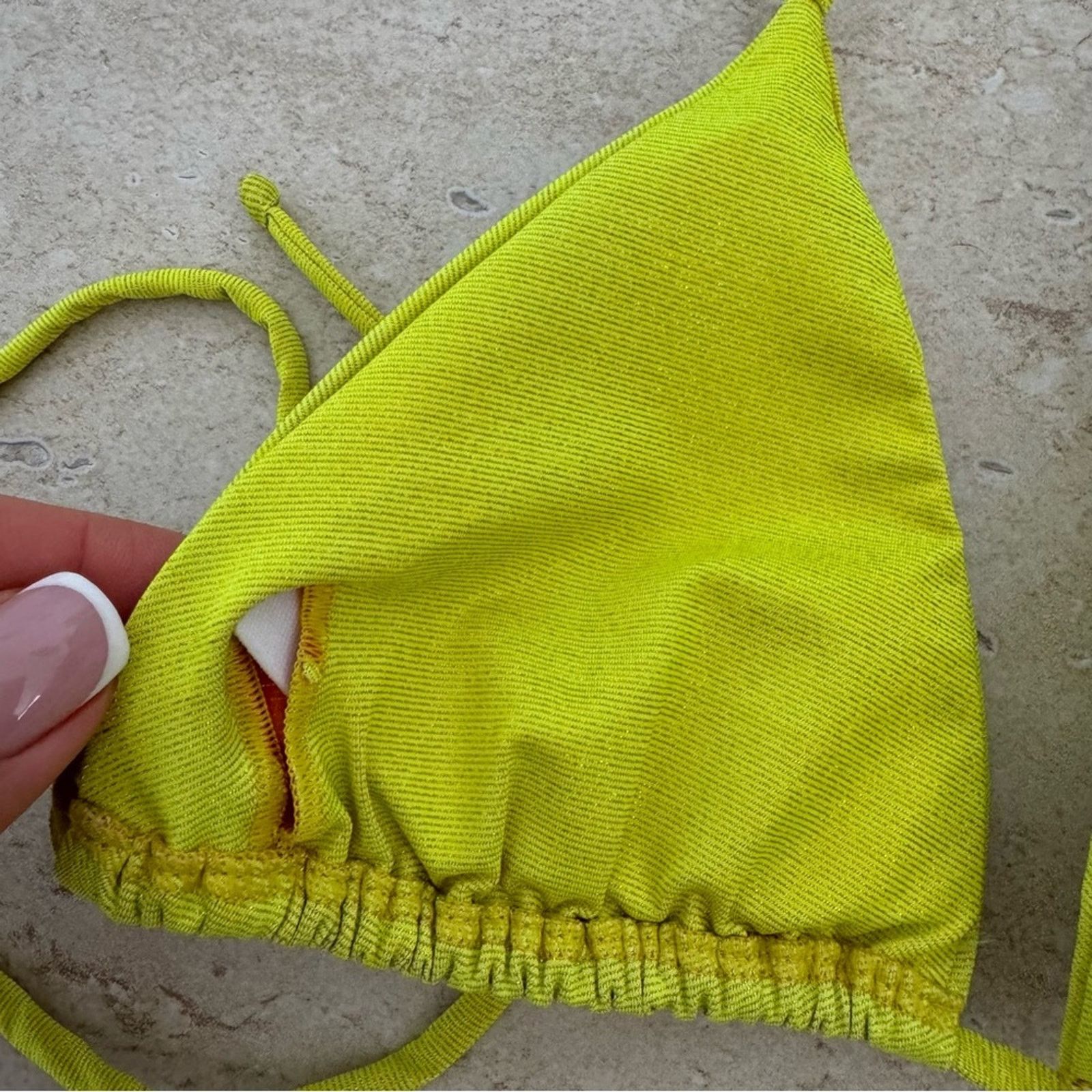 Other NWT!! Monica Hansen Green Swim Top, Shimmer, Size M Size M / US 6-8 / IT 42-44 - 9 Thumbnail