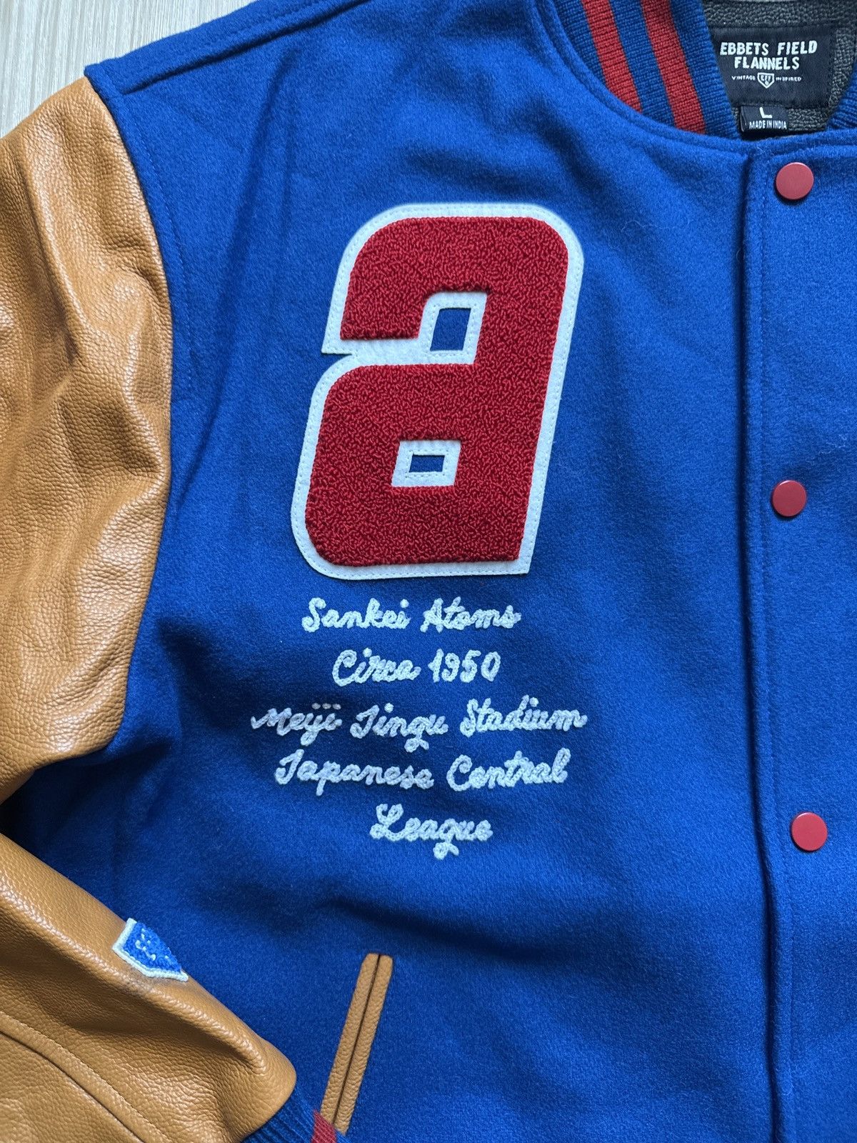 Ebbets Field Flannels Ebbets Field “Sankei Atoms” varsity jacket Size US L / EU 52-54 / 3 - 4 Thumbnail