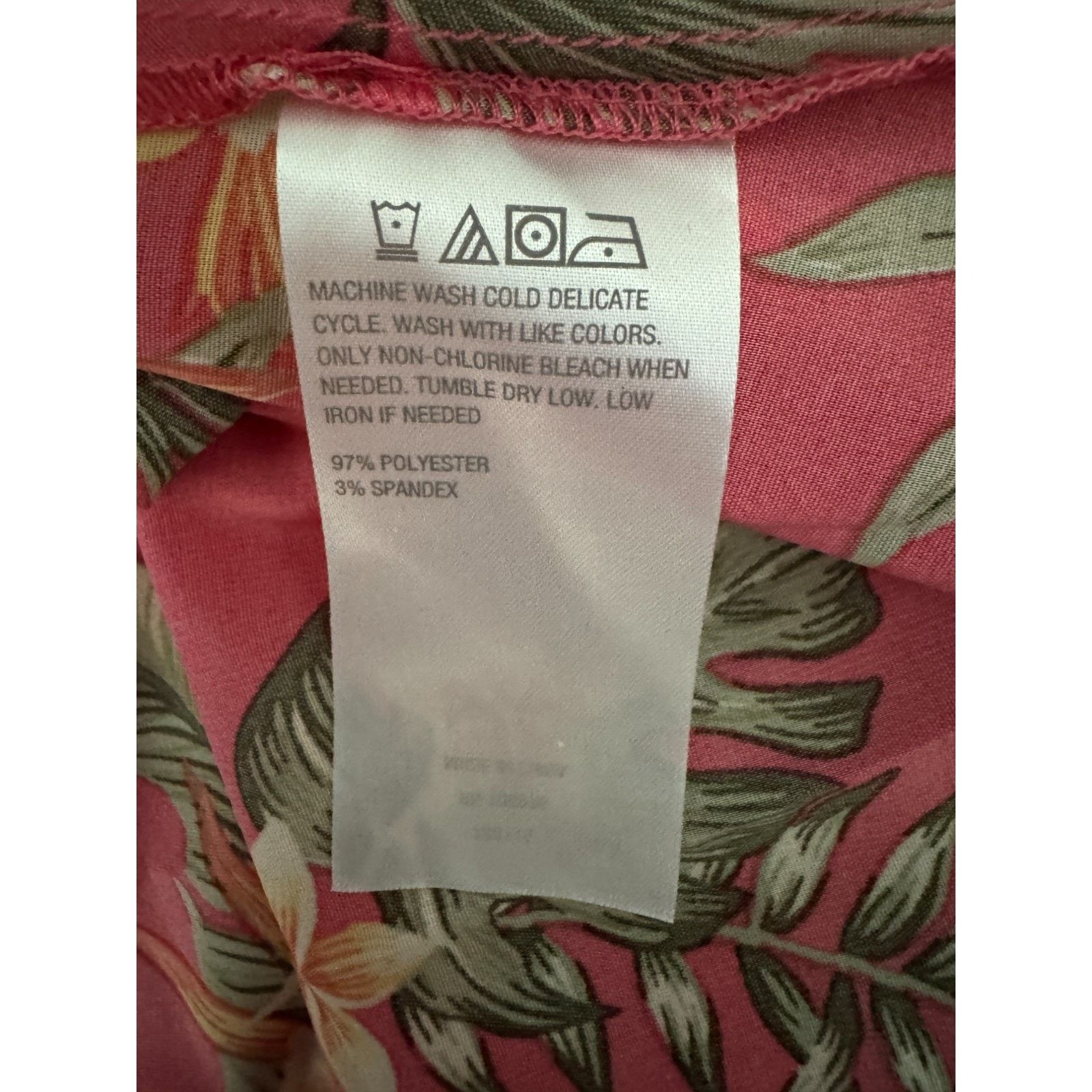 Other G by Giuliana Pink Parrot Hi-Low Tank Dress XSP Tropical Size XS / US 0-2 / IT 36-38 - 13 Thumbnail