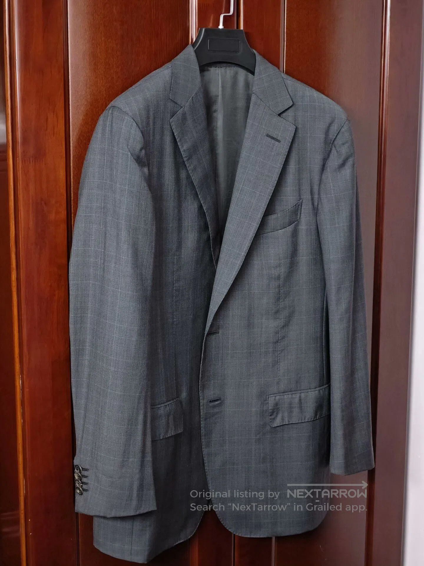 Ermenegildo Zegna Zegna Gray Wool Blend Suit Jacket. Size US M / EU 48-50 / 2 - 1 Thumbnail
