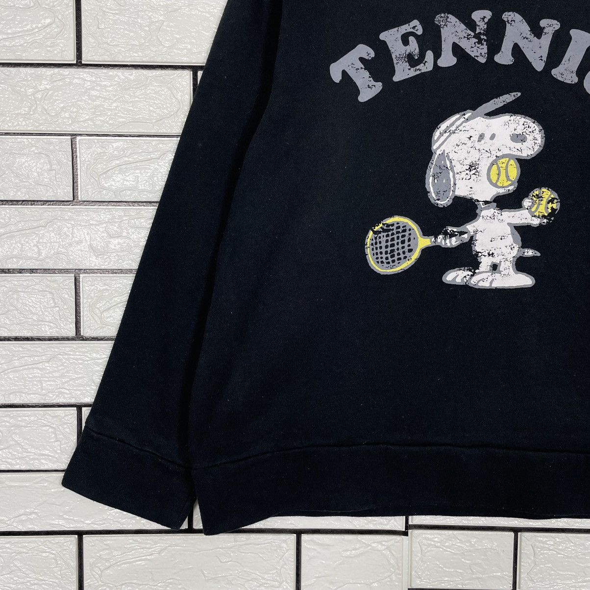 Japanese Brand Peanuts Snoopy Tennis Sweatshirt Size US S / EU 44-46 / 1 - 3 Thumbnail