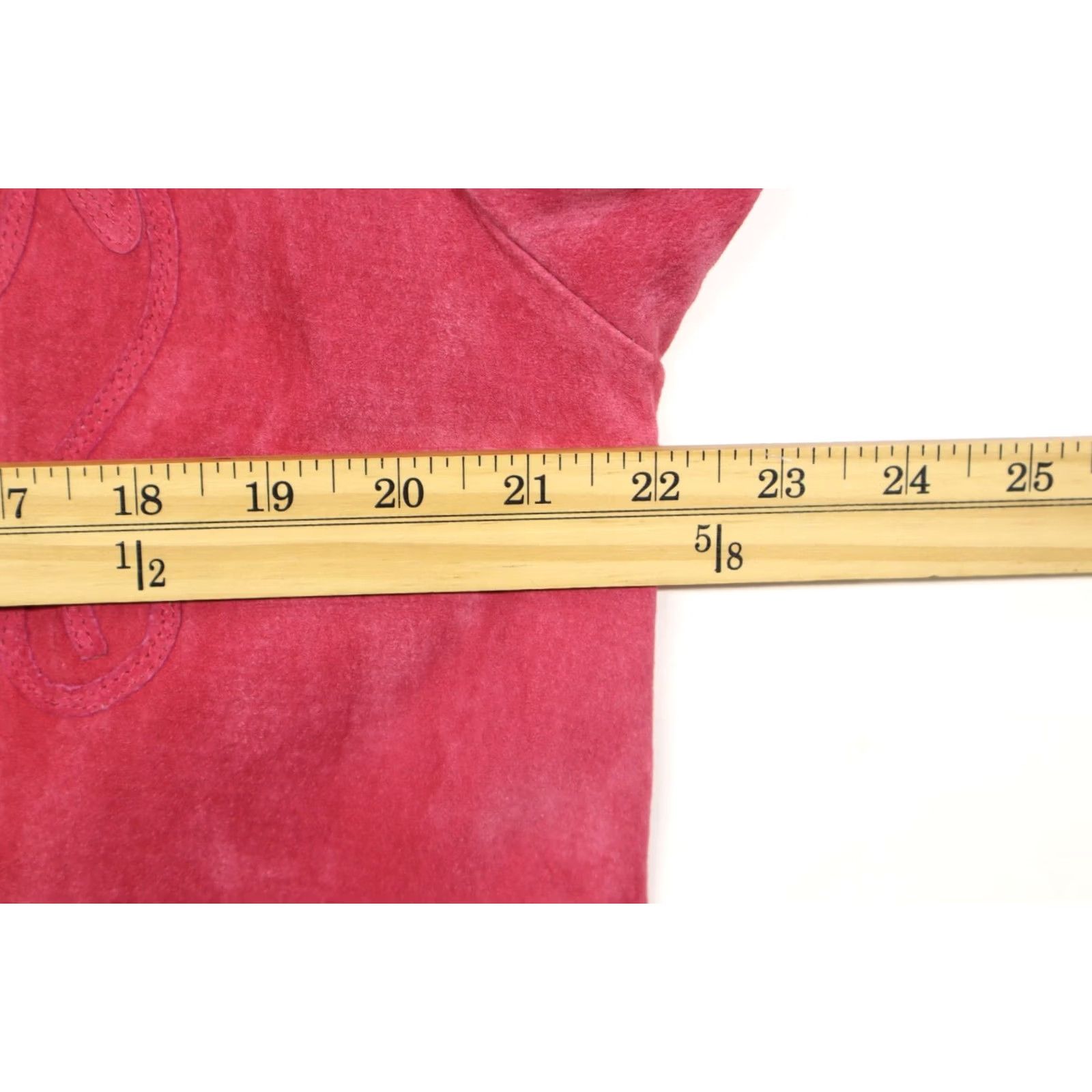 Coldwater Creek Coldwater Creek Women's Red Leather Snap Front Long Sleeve Jacket Sz L Size L / US 10 / IT 46 - 4 Thumbnail