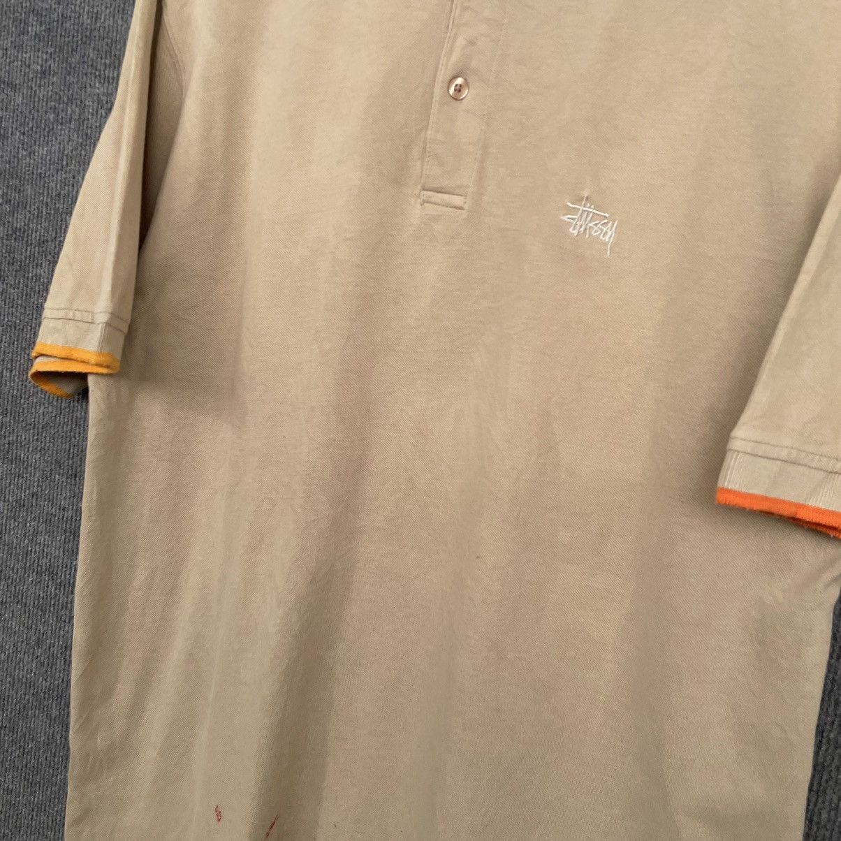 Stussy × Vintage Vintage Stussy Essentials Polo T Shirt Size US L / EU 52-54 / 3 - 3 Thumbnail