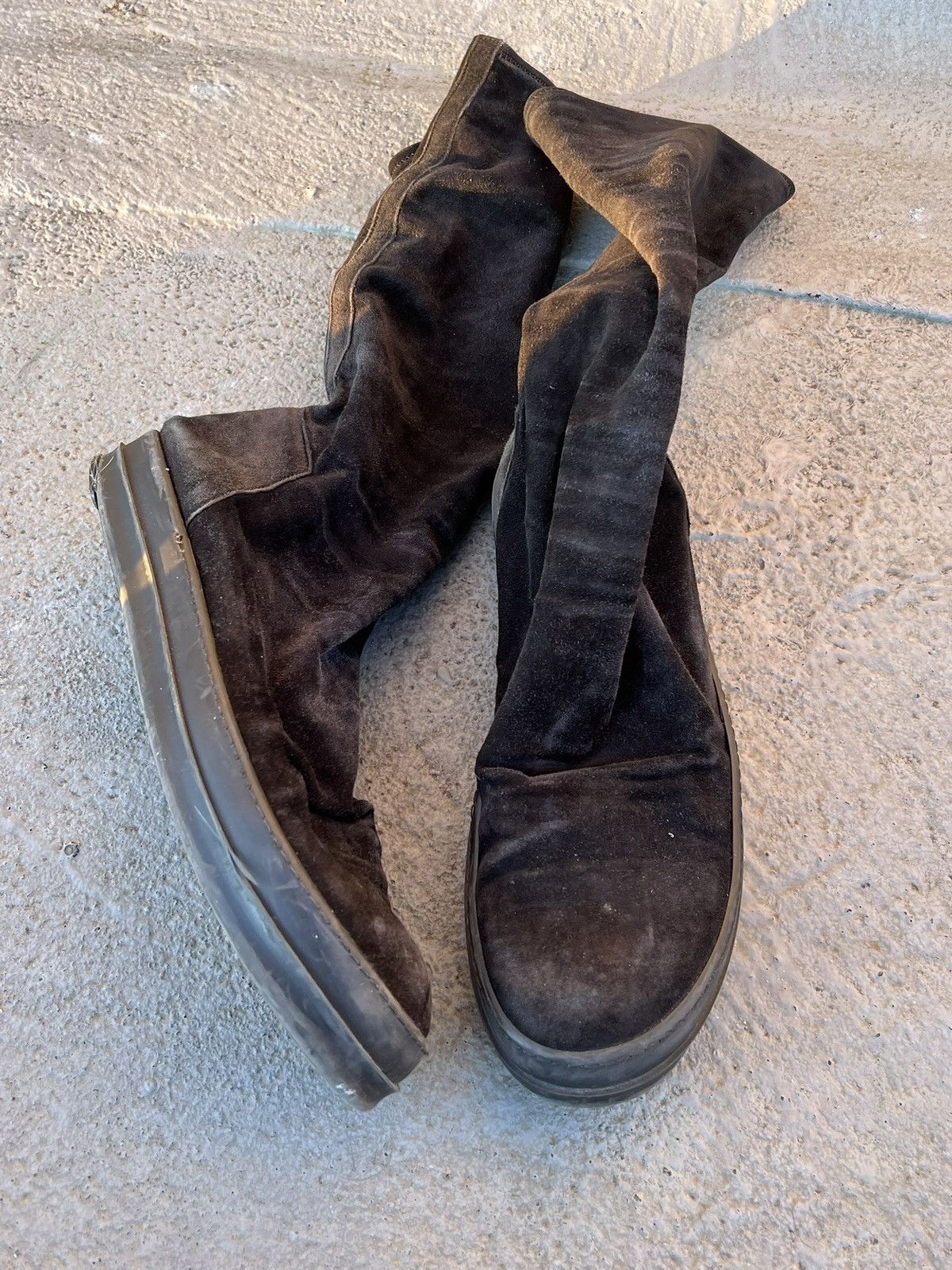 Rick Owens Rick Owens Blistered Lamb Sock Creepers/Geos Size US 13 / EU 46 - 2 Thumbnail