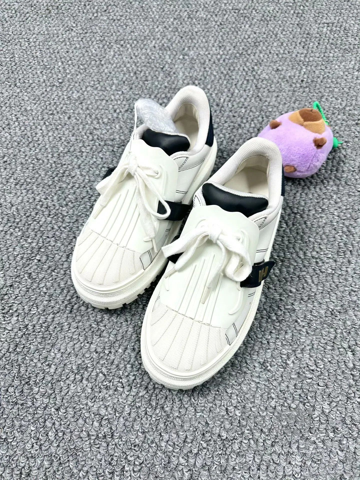 Dior Dior White Magic Tape Shell Head Casual Shoes| Size US 5 / EU 37 - 1 Thumbnail