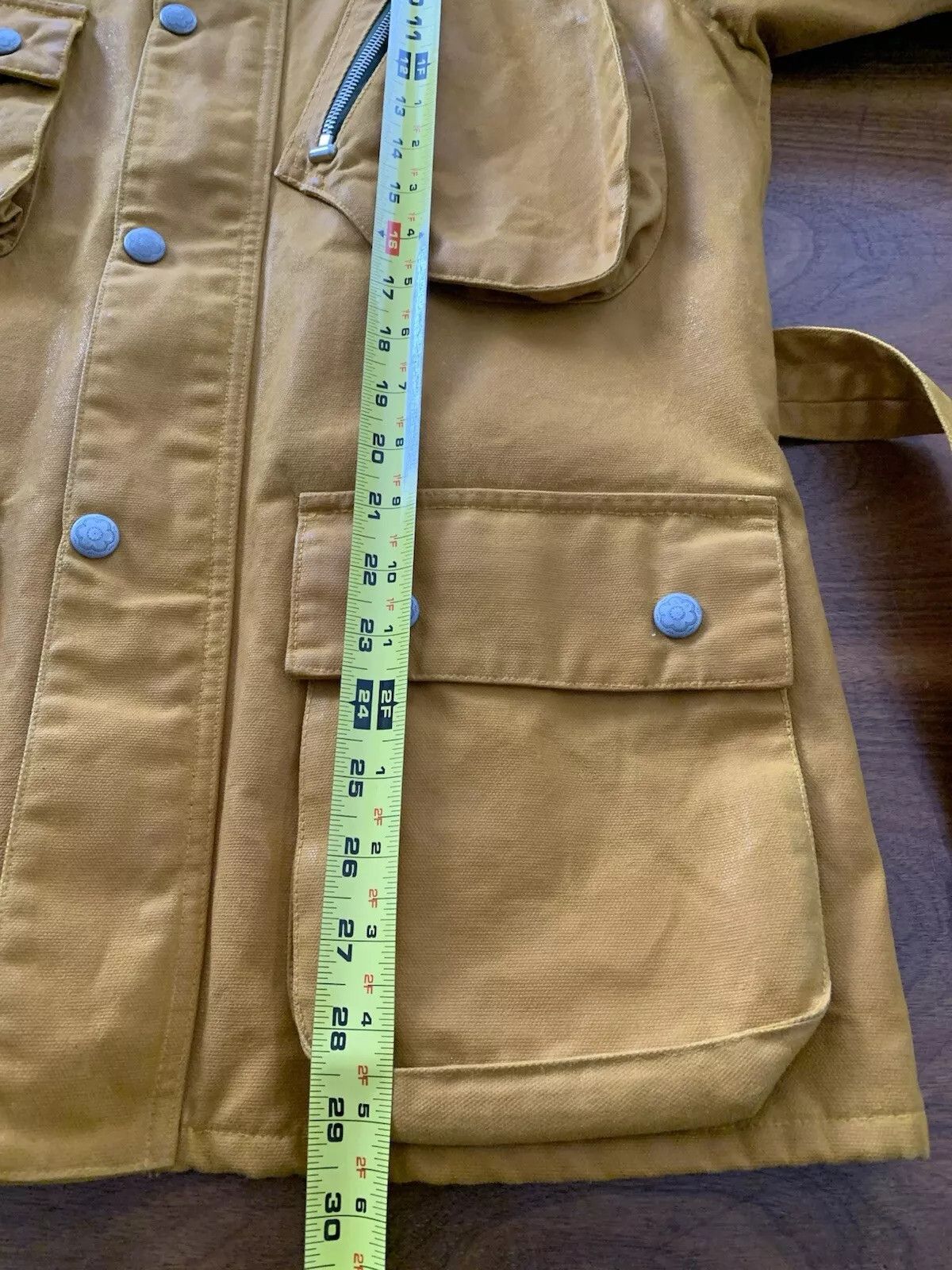 Jelado Jelado Men's Coat Yellow "Speedway Jacket" Waxed Made Japan Size US L / EU 52-54 / 3 - 7 Thumbnail