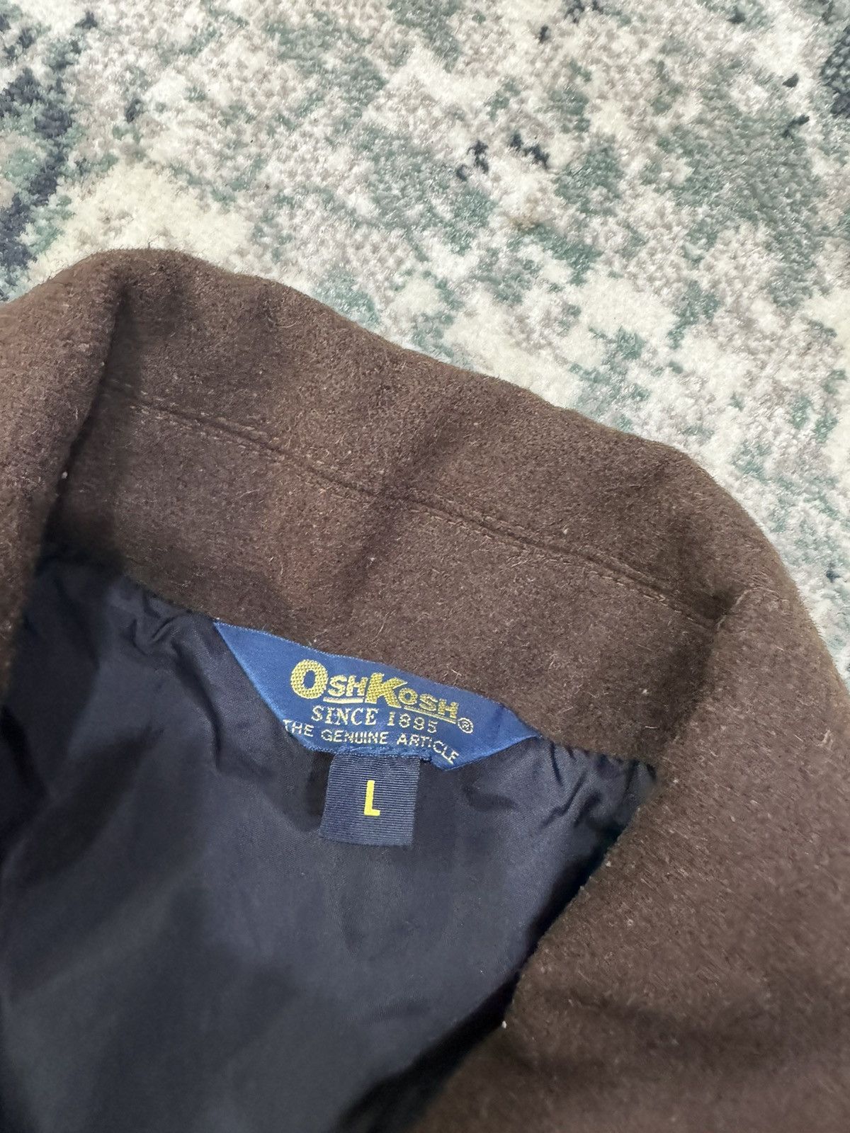 Oshkosh × Vintage VINTAGE OSKOSH CLASSIC B'GOSH WOOL ZIPPER JACKET Size US L / EU 52-54 / 3 - 5 Thumbnail
