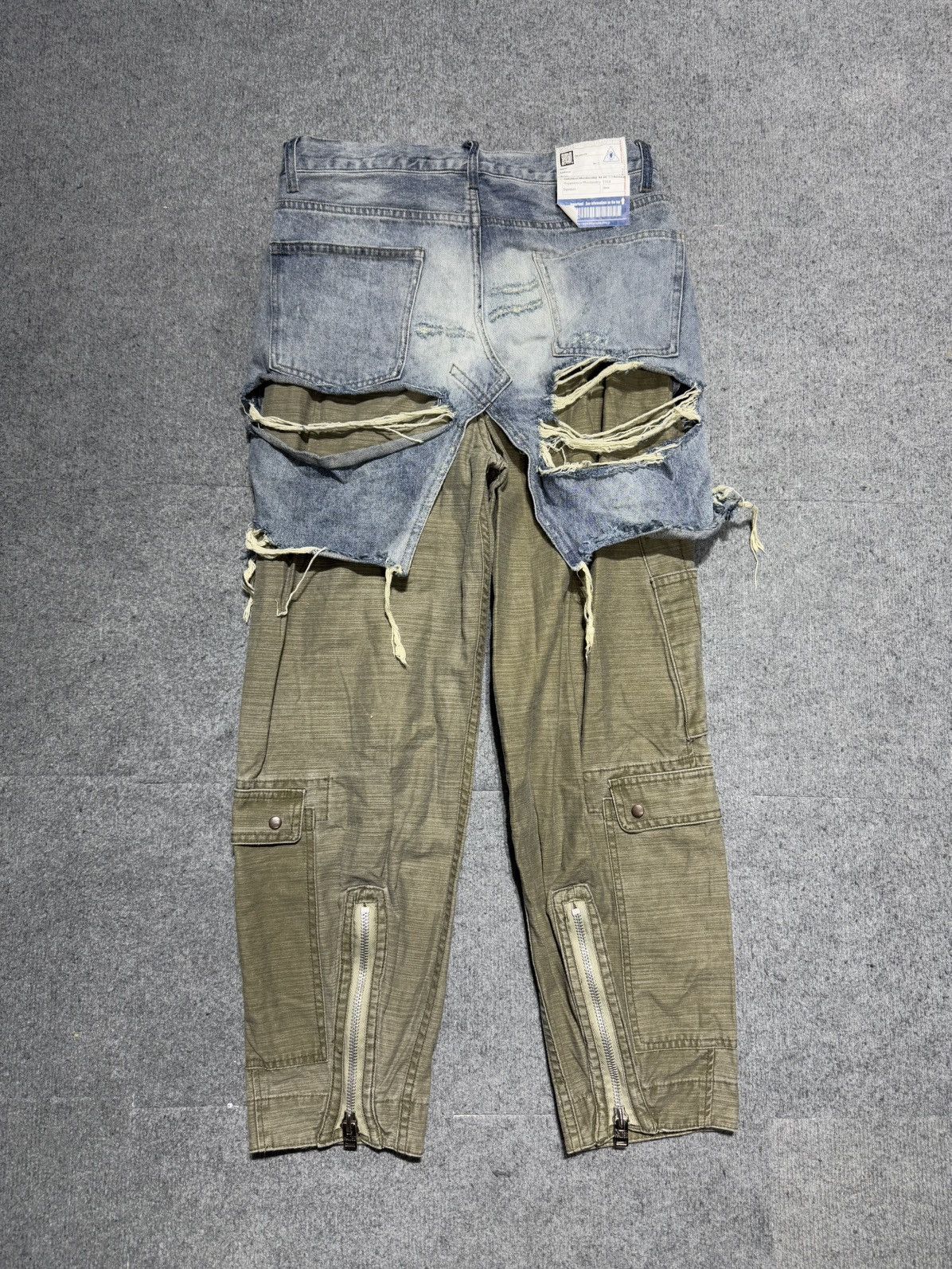 Maison MIHARA YASUHIRO Miharayasuhiro Destroy Splicing Overalls Size US 44 / EU 60 - 8 Thumbnail