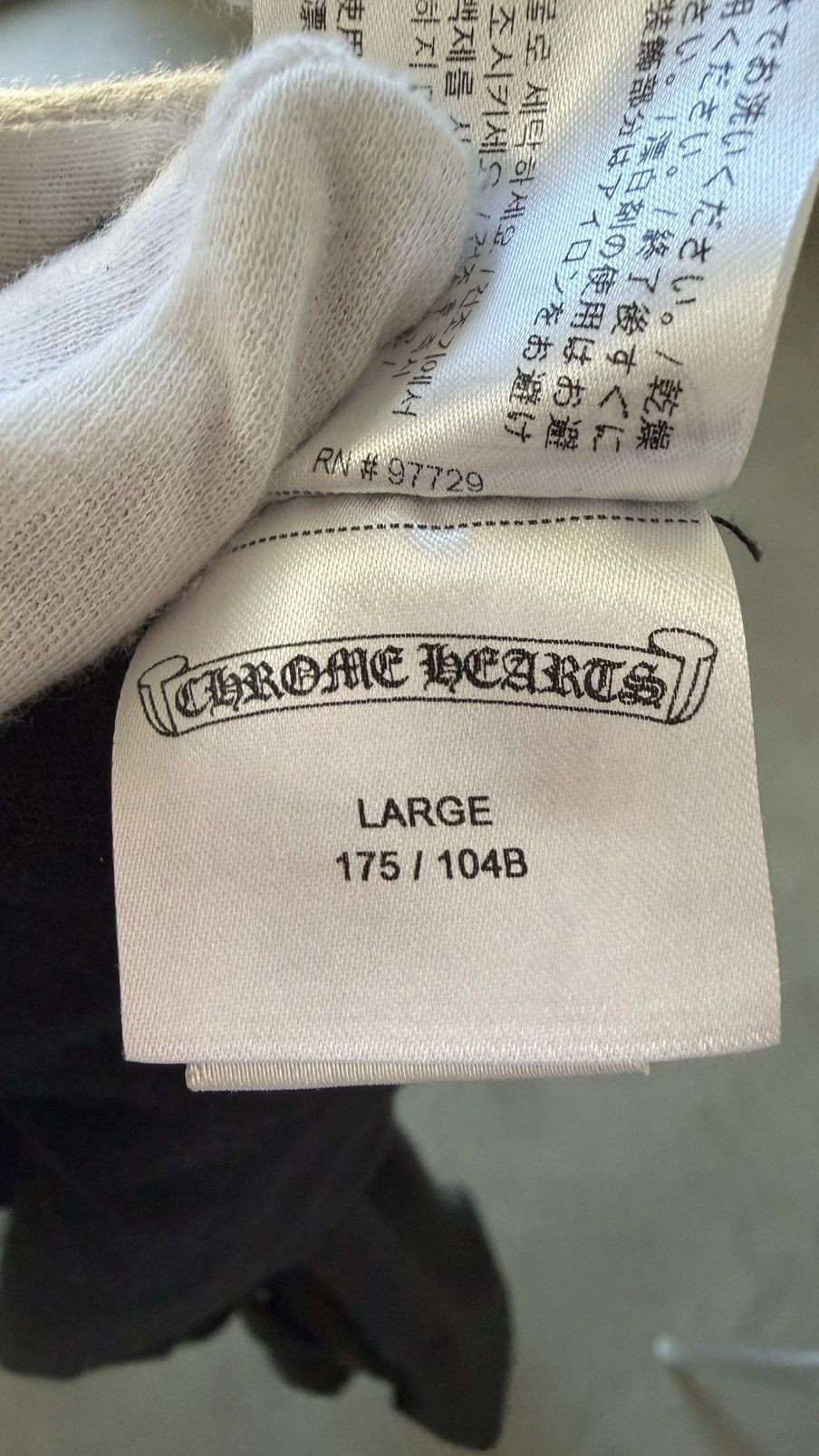 Chrome Hearts Chrome Hearts Plus Cross Long-Sleeve Pocket T-Shirt Size US L / EU 52-54 / 3 - 5 Thumbnail