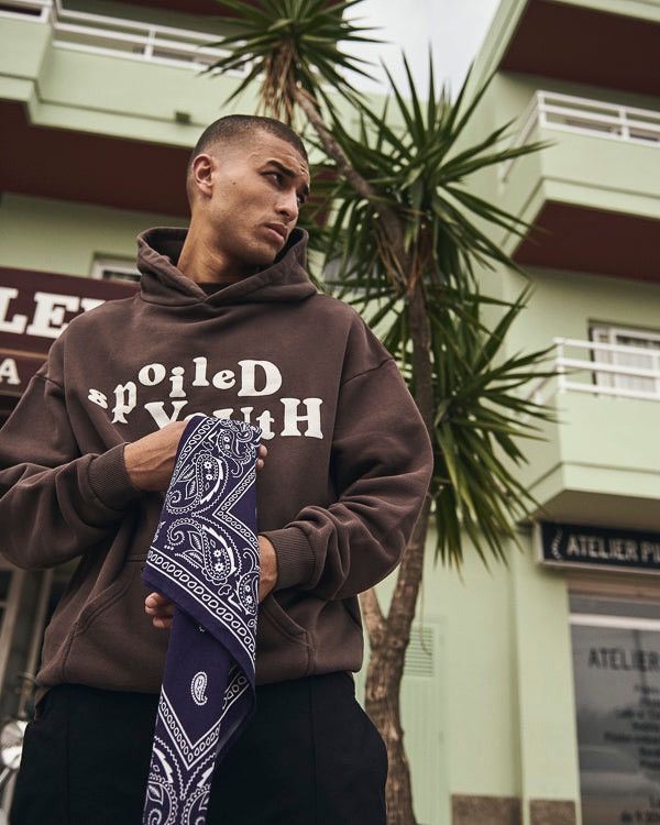 Peso Peso Spoiled Youth brown Hoodie Size US M / EU 48-50 / 2 - 1 Thumbnail