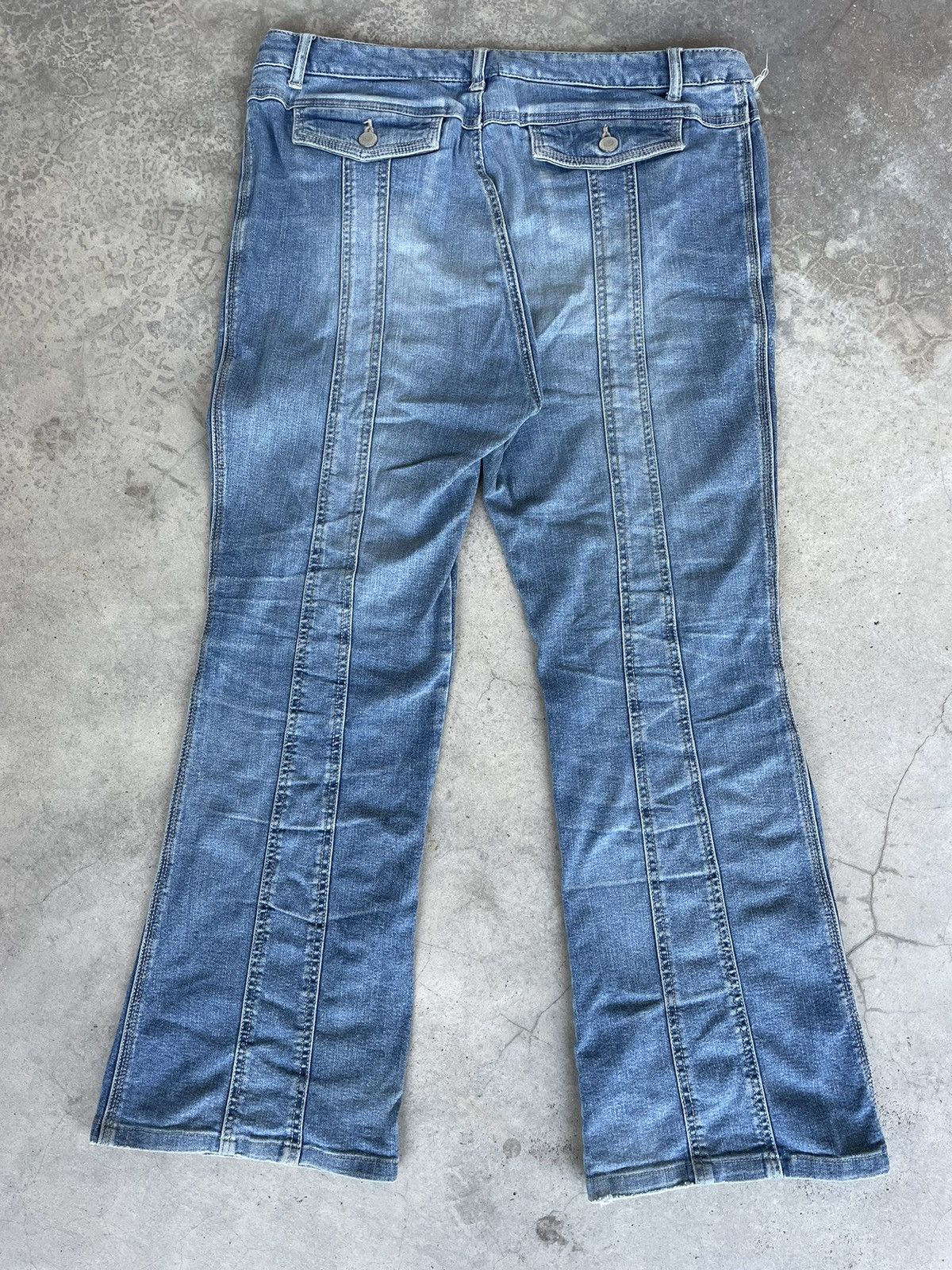 If Six Was Nine Japanese Brand Flare Jeans Size US 34 / EU 50 - 6 Thumbnail