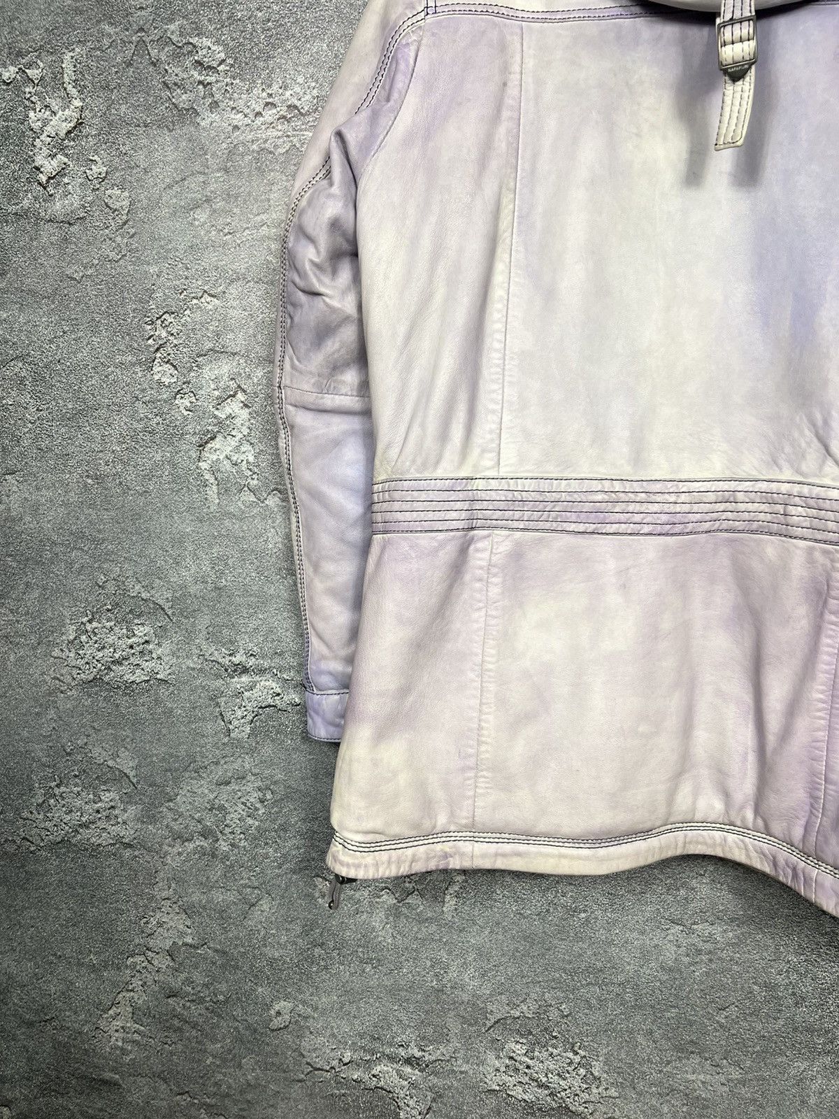 Napapijri Rare Napapijri 100% Leather Down Jacket Parka Size S Size S / US 4 / IT 40 - 19 Thumbnail