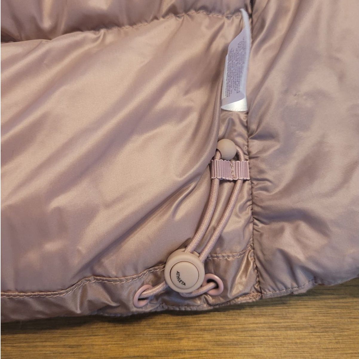 Athleta Athleta S800 Fill Lofty Duck Down Full Zip Puffer Vest Pink Size S / US 4 / IT 40 - 10 Thumbnail