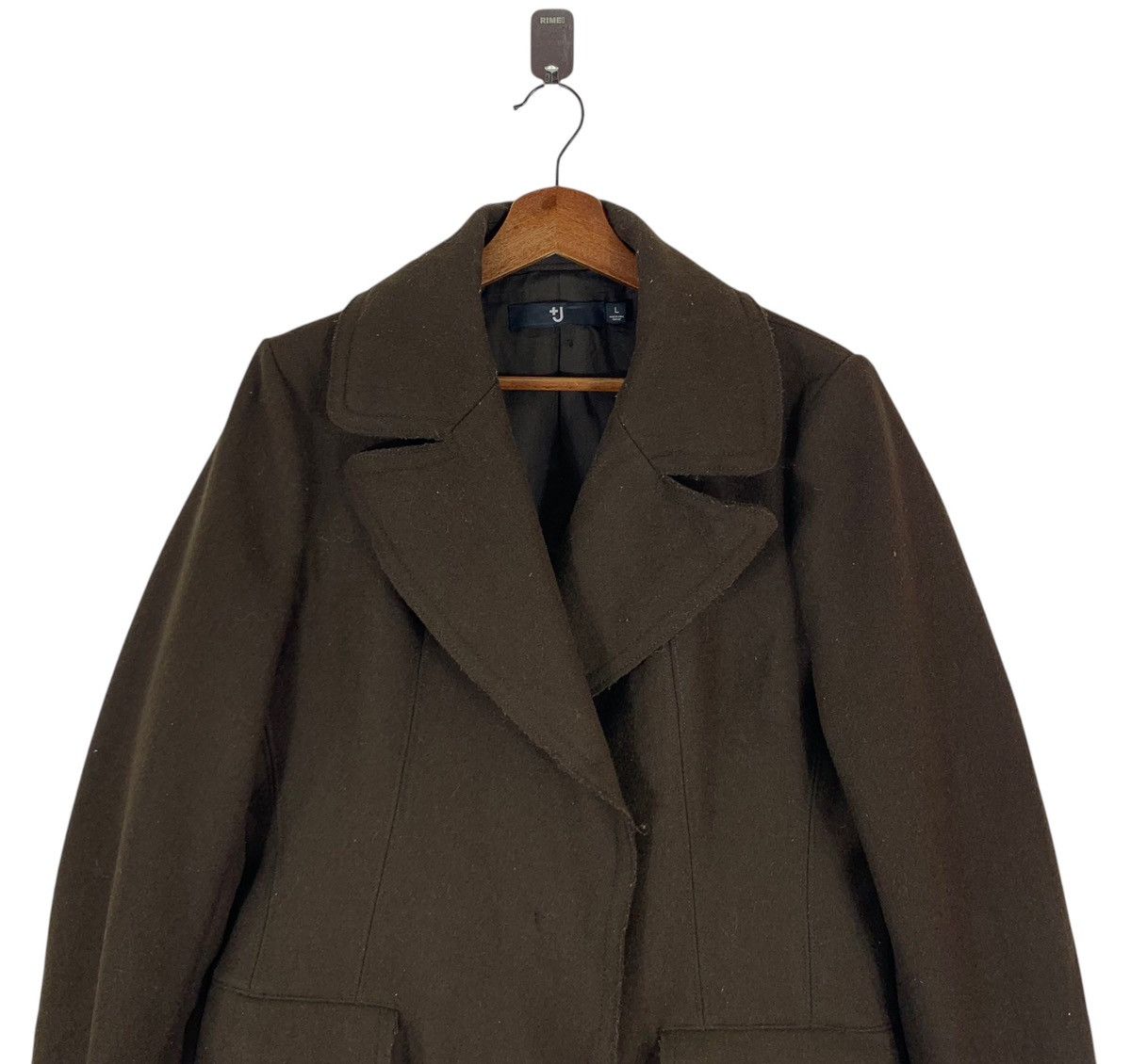 Jil Sander × Uniqlo VINTAGE JILL SANDER X UNIQLO JAPAN WOOL OVERCOAT Size L / US 10 / IT 46 - 9 Thumbnail
