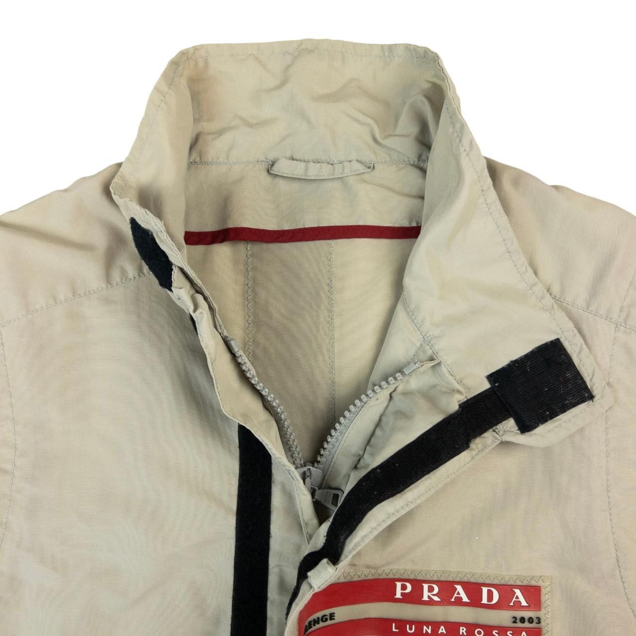 Prada Vintage Prada Luna Rossa Sport Zip Up Gilet Size L Size US L / EU 52-54 / 3 - 3 Thumbnail
