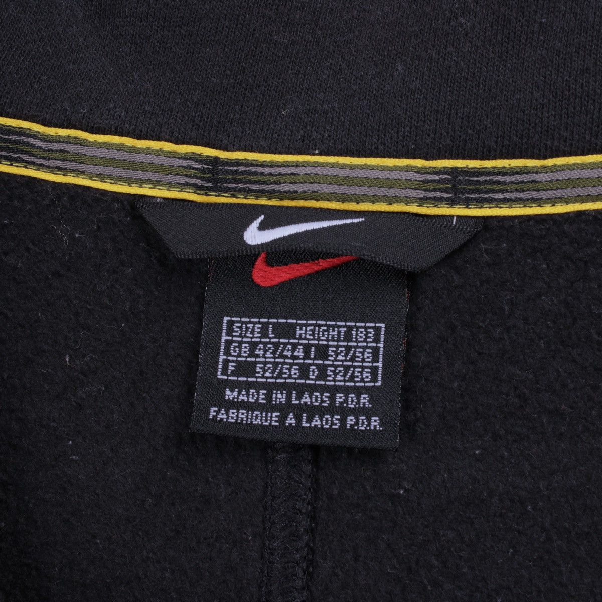 Nike × Vintage NIKE Vintage Cotton Full Zip Pockets Sweater Jacket Size US L / EU 52-54 / 3 - 21 Thumbnail