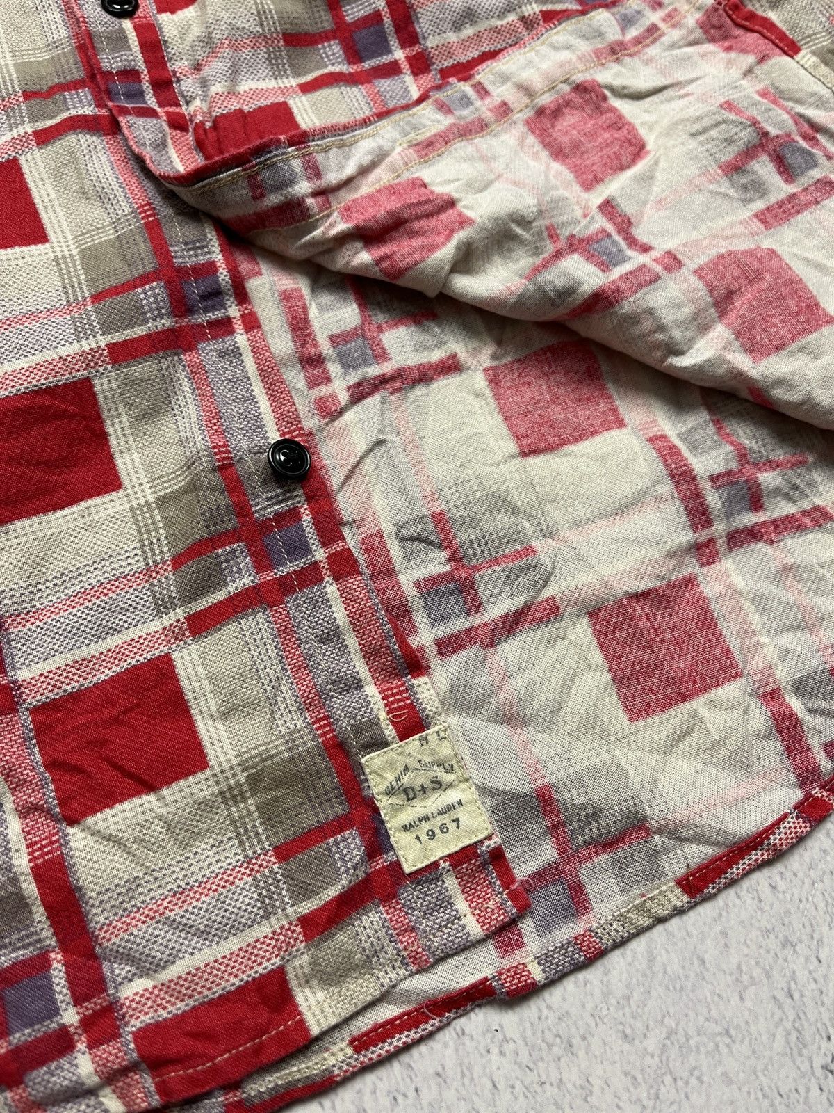Polo Ralph Lauren Denim Supply Ralph Lauren Plaid Vintage Button Up Shirt Size US L / EU 52-54 / 3 - 7 Thumbnail