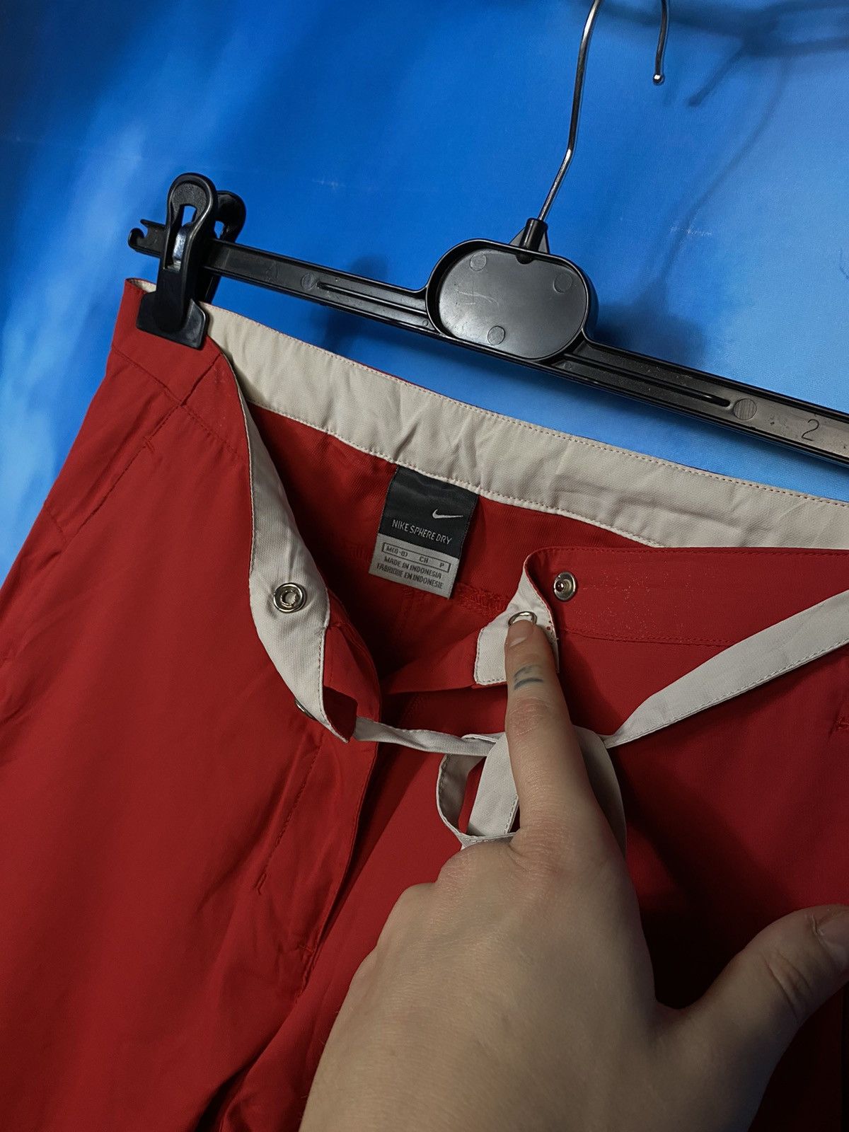 Nike × Vintage 🔥 NIKE VTG 90s ATHLETIC RED PANTS ( straight ) Size 30" / US 8 / IT 44 - 4 Thumbnail