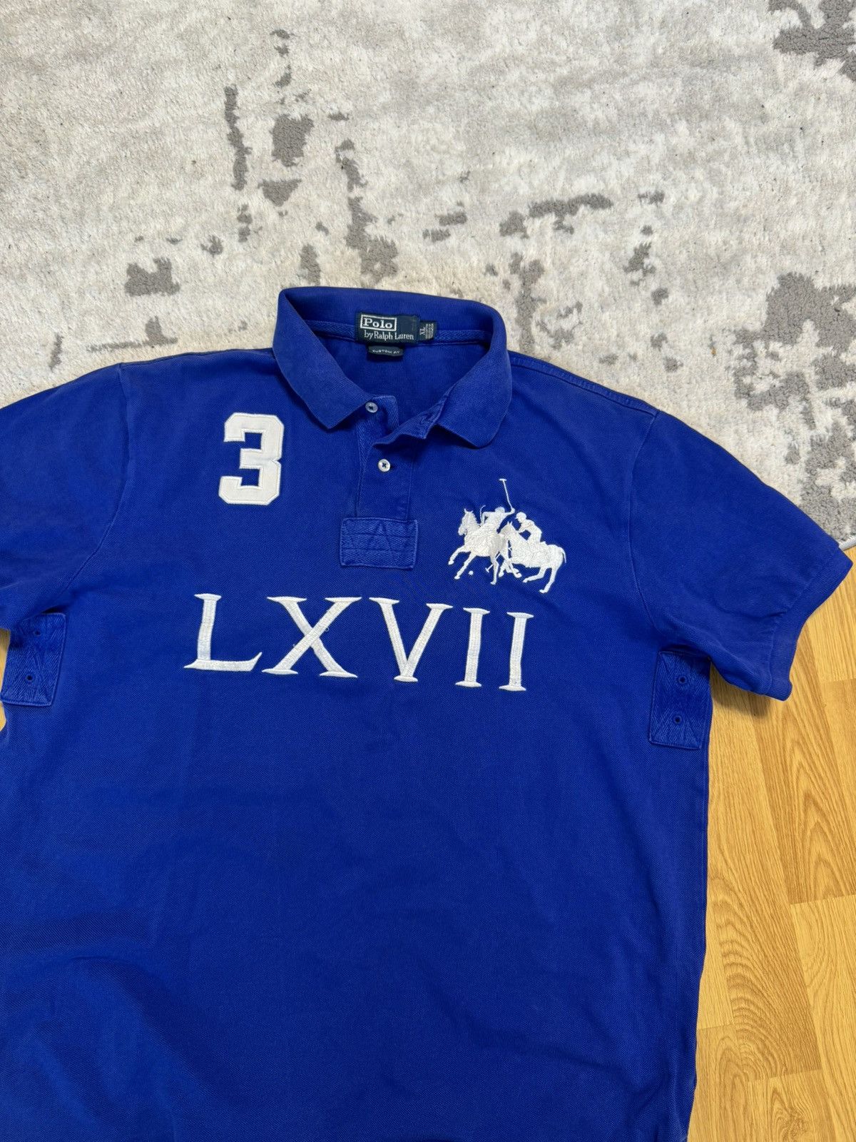 Polo Ralph Lauren × Vintage Polo Ralph Lauren LXVII #3 Vintage Big Pony Polo T-Shirt 90s Size US L / EU 52-54 / 3 - 6 Thumbnail