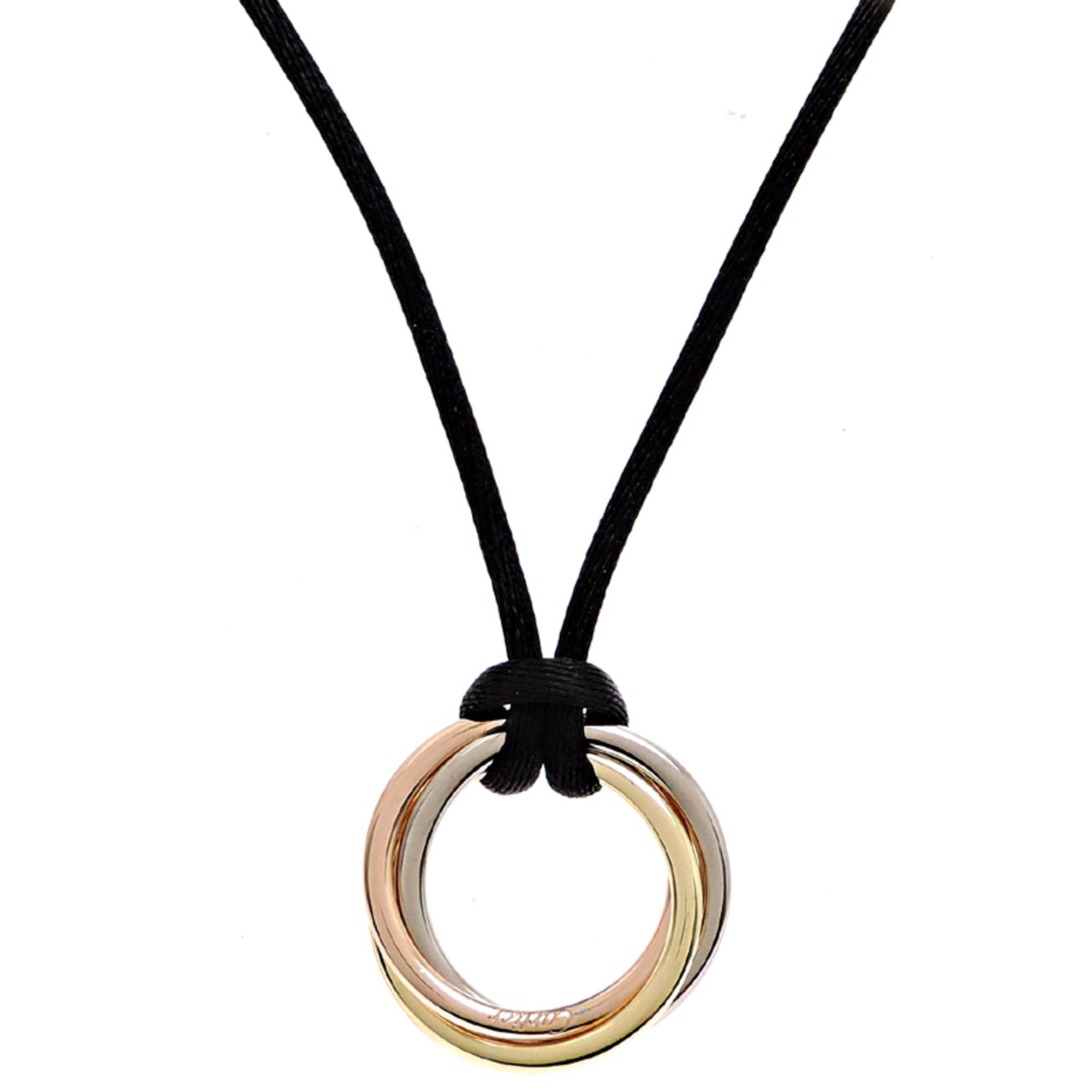 Cartier Cartier Trinity Medium Cord Necklace for Men and Women in 750 Pink Gold Size ONE SIZE - 1 Thumbnail