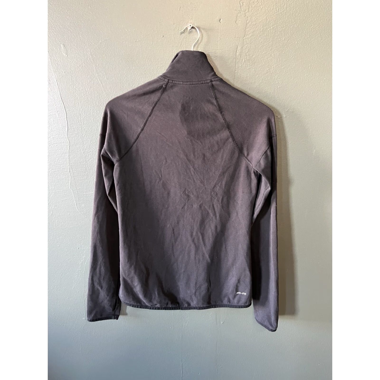 Nike Nike Womens Track Jacket Dri-Fit Full Zip Long Sleeve Black Size M Athletic Jacket Womens Size M / US 6-8 / IT 42-44 - 2 Thumbnail