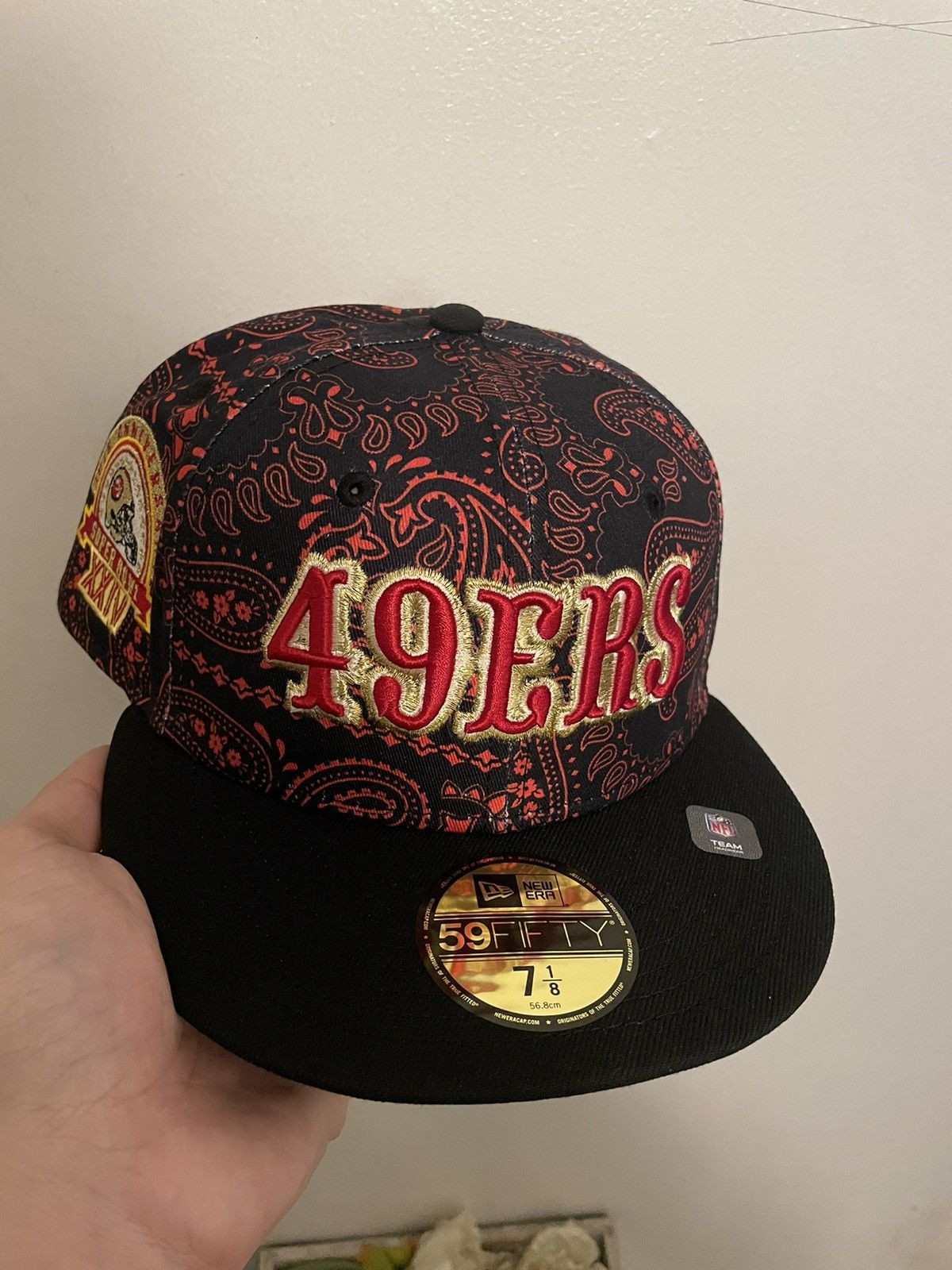MyFitteds Myfitteds San Francisco 49ers paisley red 30th anniversary Size ONE SIZE - 3 Thumbnail