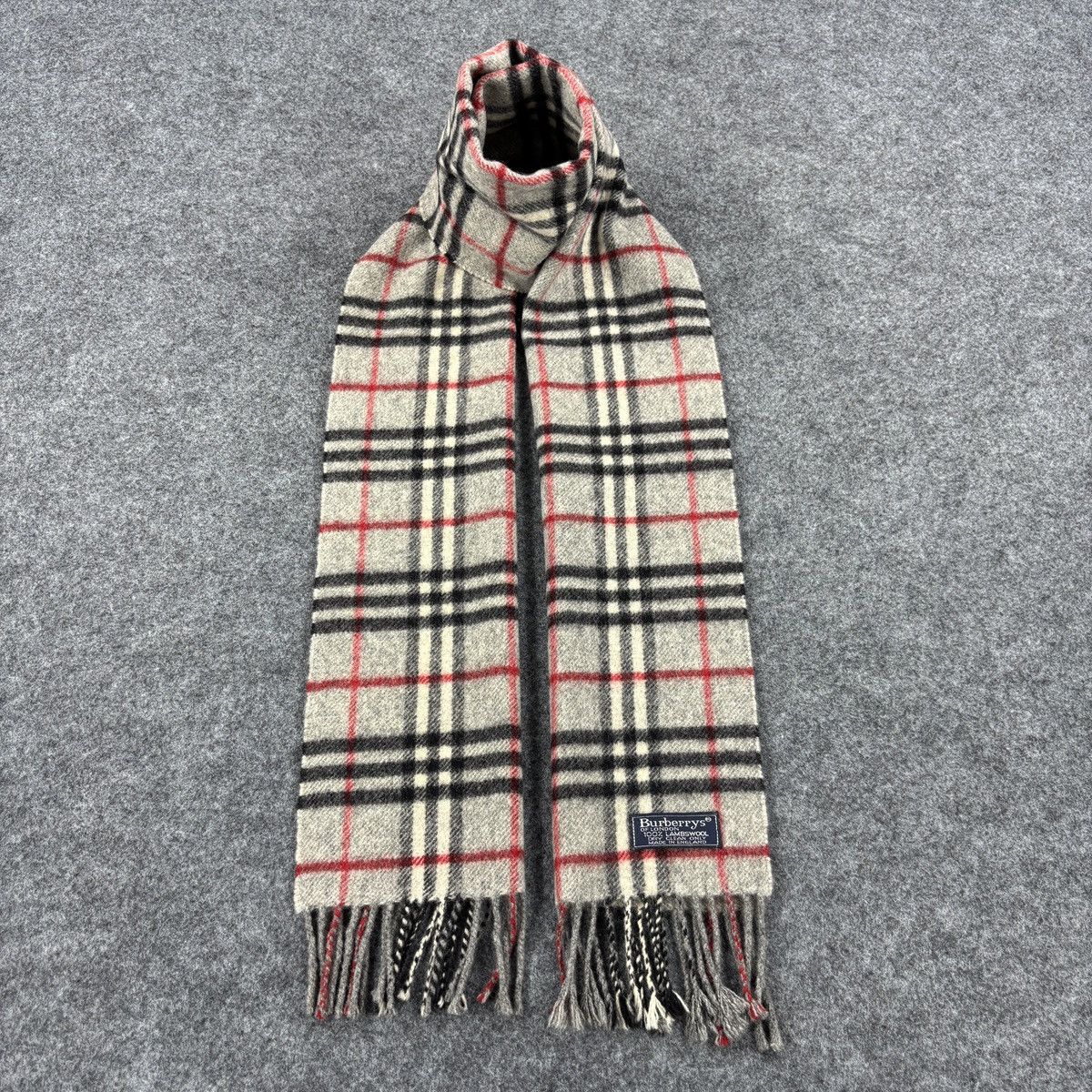 Burberry × Vintage Burberry Scarf # D720 # Muffler # Neckwear # Nova Check Size ONE SIZE - 1 Thumbnail