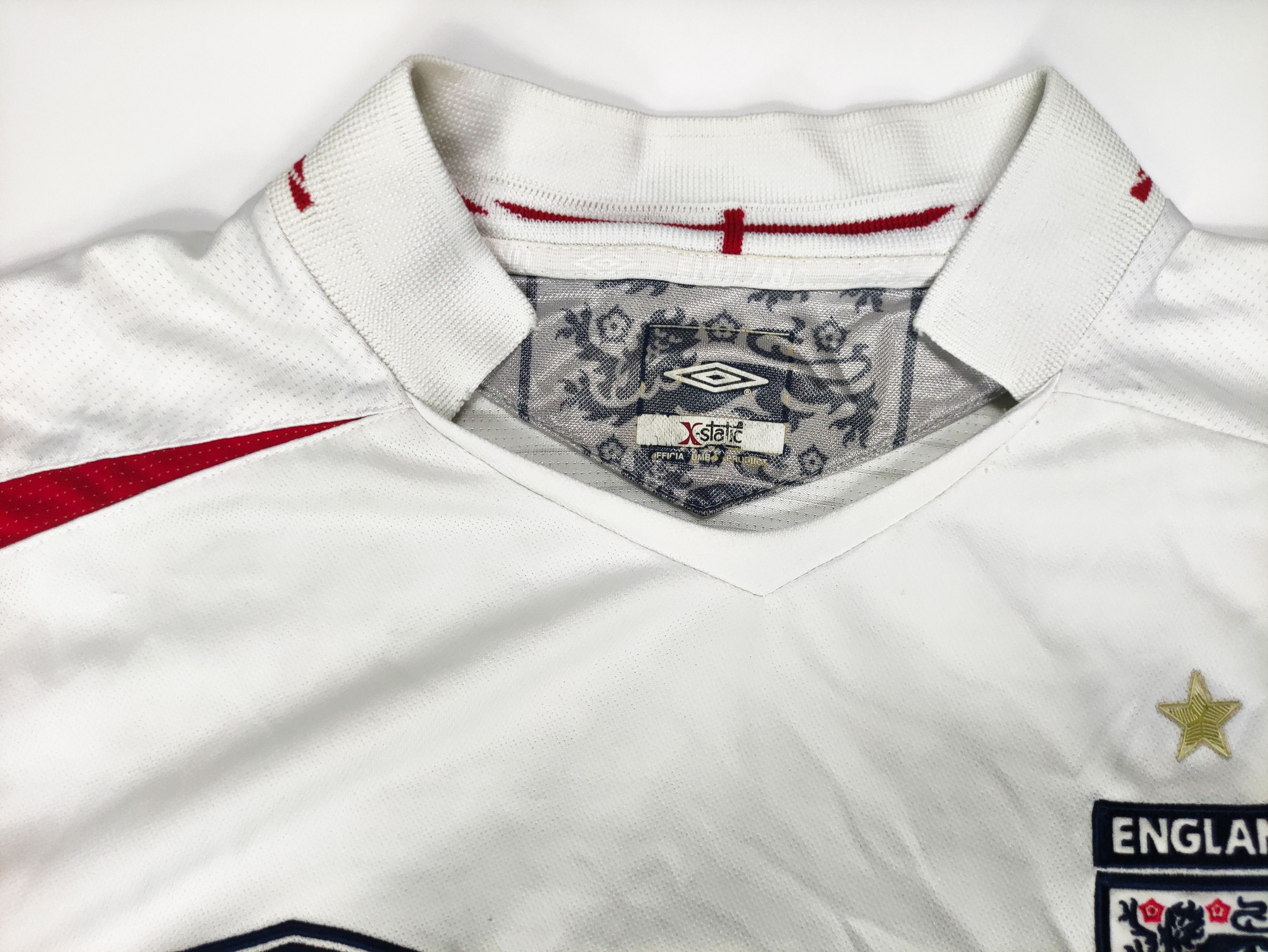 Umbro Lampard #8 England 2006 2007 Umbro Home Shirt Kit Jersey Size US XL / EU 56 / 4 - 3 Thumbnail