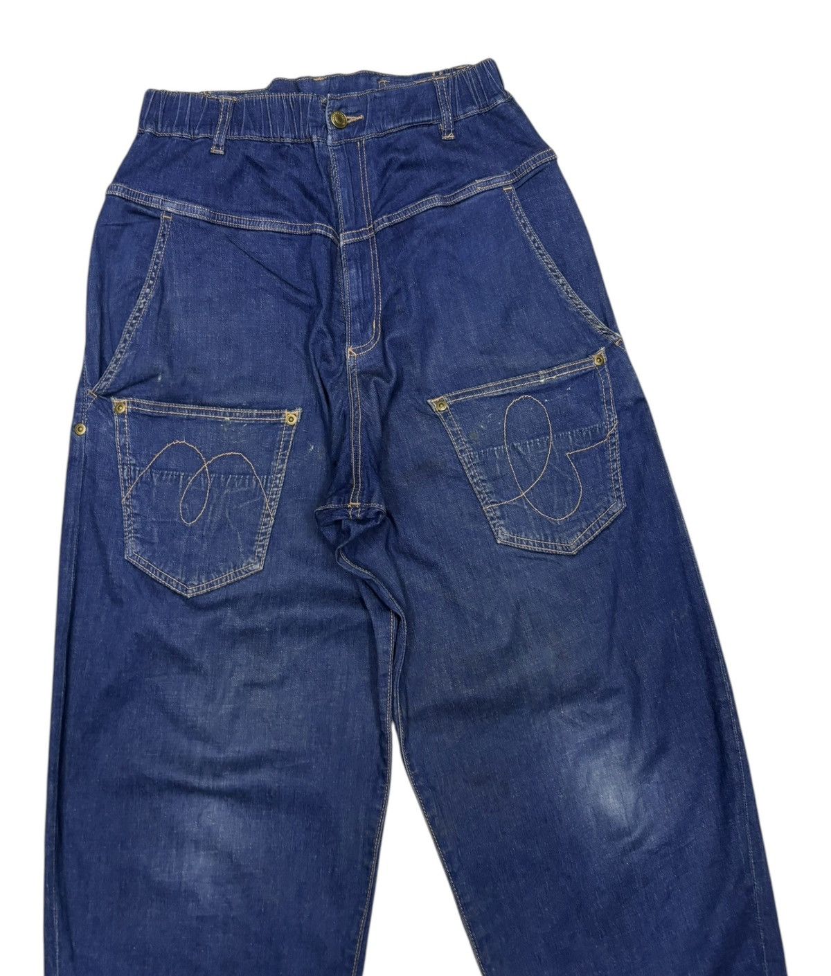 Issey Miyake × mercibeaucoup Vintage ISSEY MIYAKE MERCIBEAUCOUP BAGGY DENIM PANTS Size 28" / US 6 / IT 42 - 6 Thumbnail