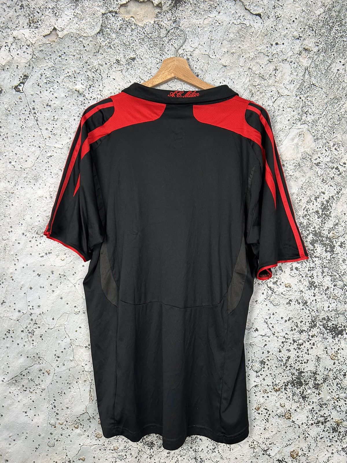 Adidas Adidas AC Milan Soccer Jersey 2008 Football Rare Size US XL / EU 56 / 4 - 4 Thumbnail