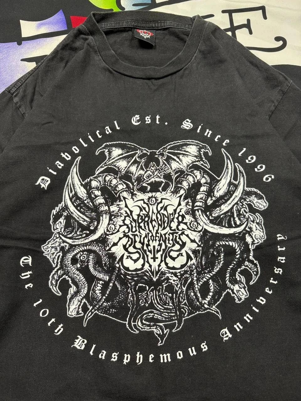 Band Tees Surrender of Divinity 2006 Black Metal longsleeve Mayhem Size US L / EU 52-54 / 3 - 2 Thumbnail