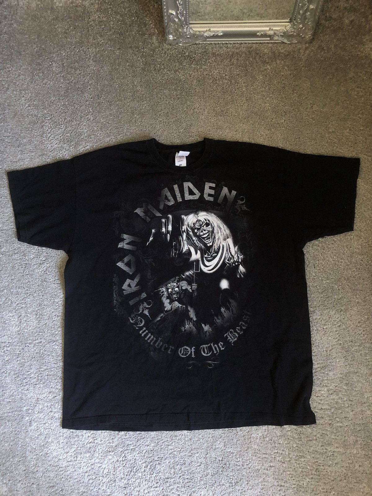 Band Tees × Iron Maiden × Vintage VINTAGE IRON MAIDEN TEE Size US XXL / EU 58 / 5 - 1 Thumbnail