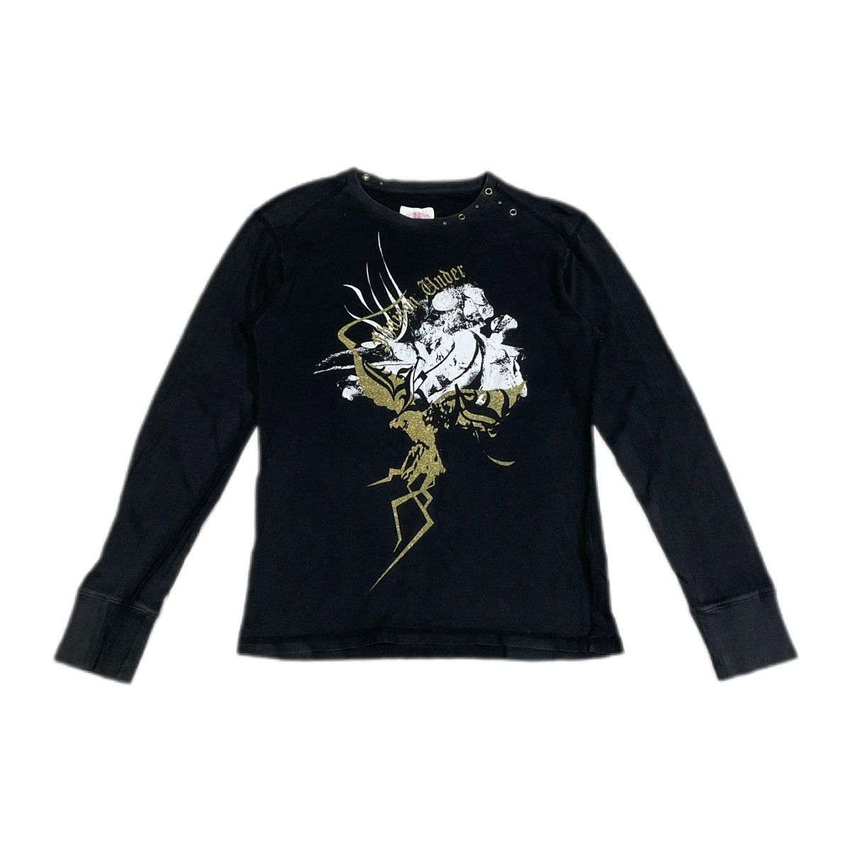 Hysteric Glamour × If Six Was Nine × Japanese Brand 🔥Sick Y2K Midas Rivet Long Sleeve Shirt Tribal Goth Punk Size US M / EU 48-50 / 2 - 2 Thumbnail
